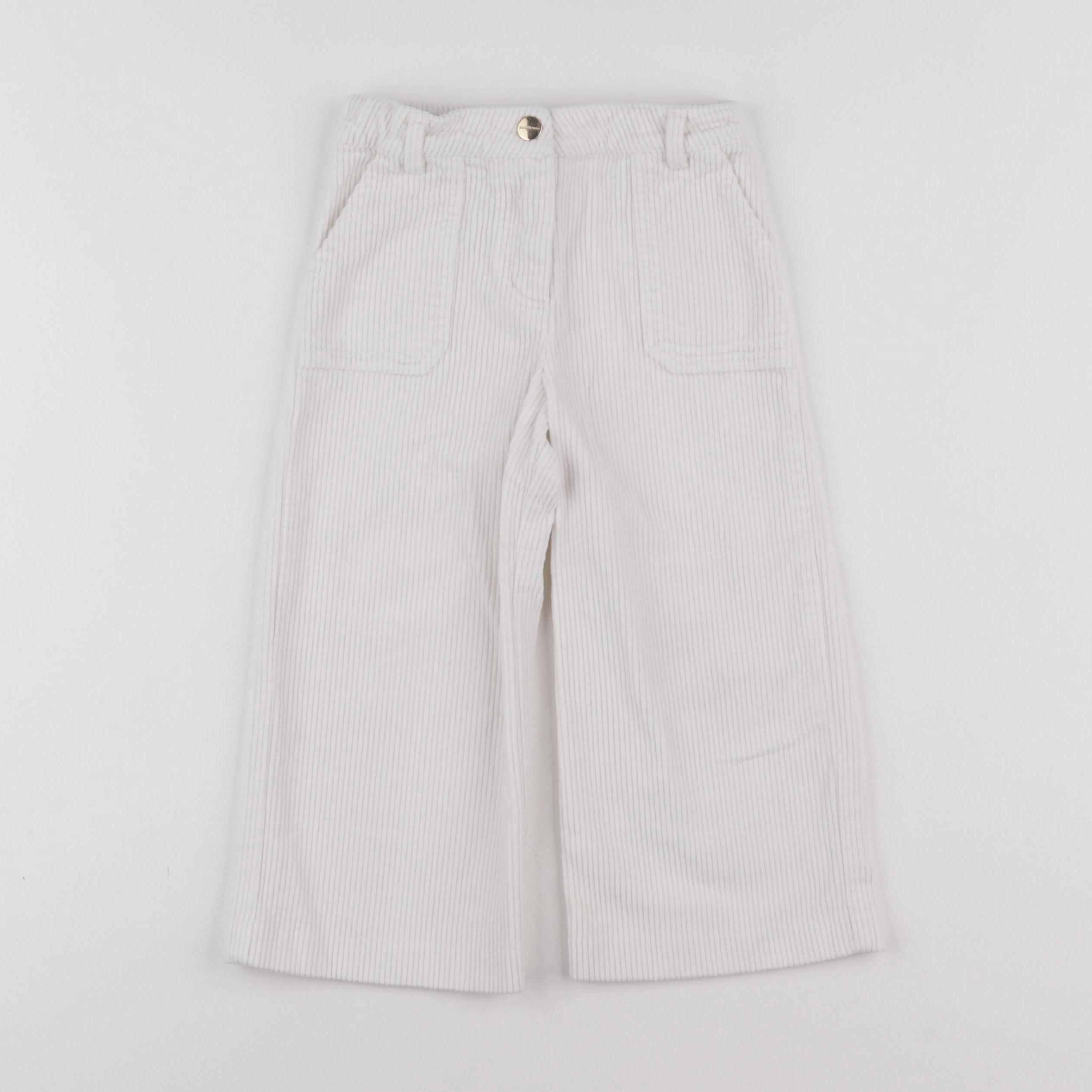 Jacadi - pantalon blanc - 4 ans