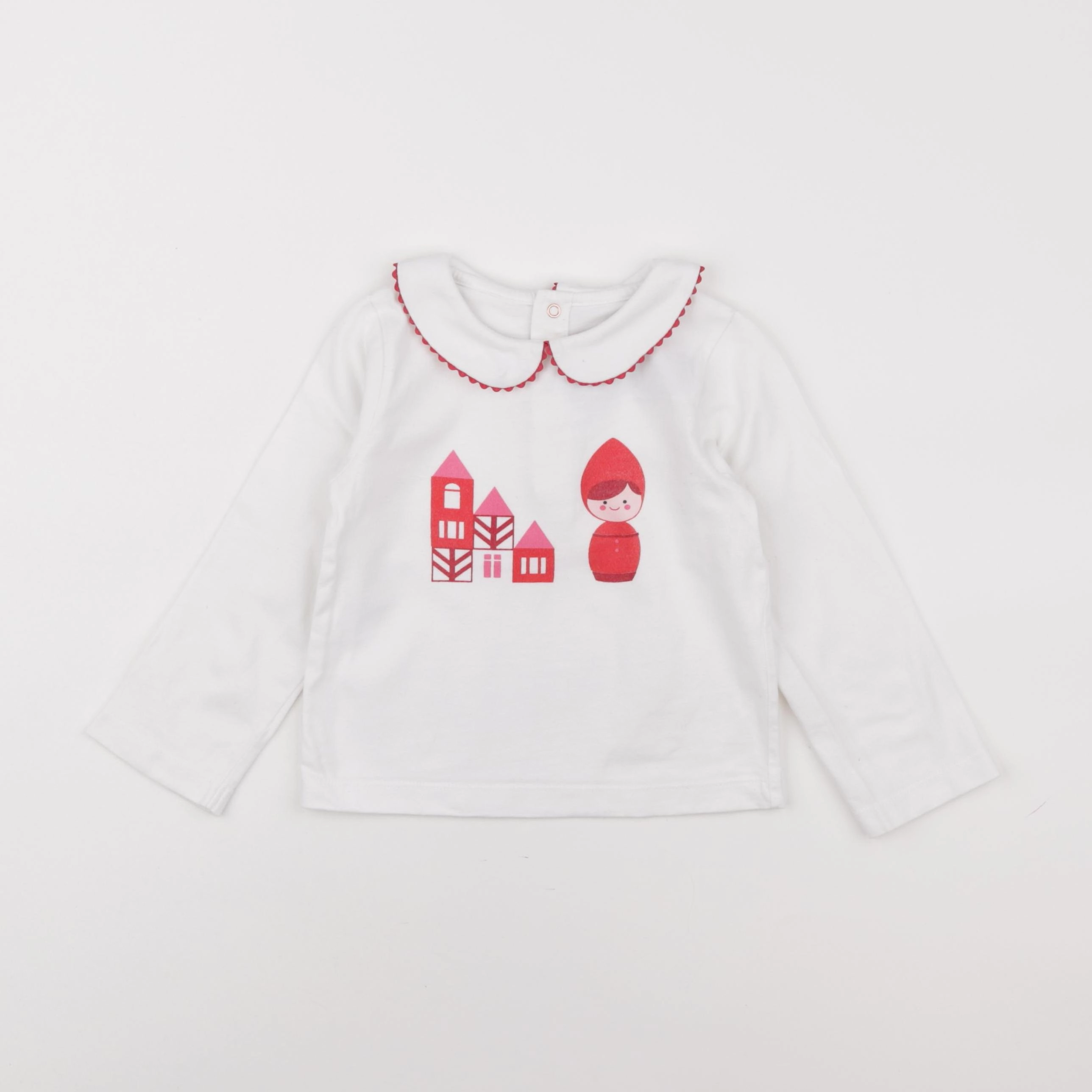 Jacadi - tee-shirt blanc - 36 mois