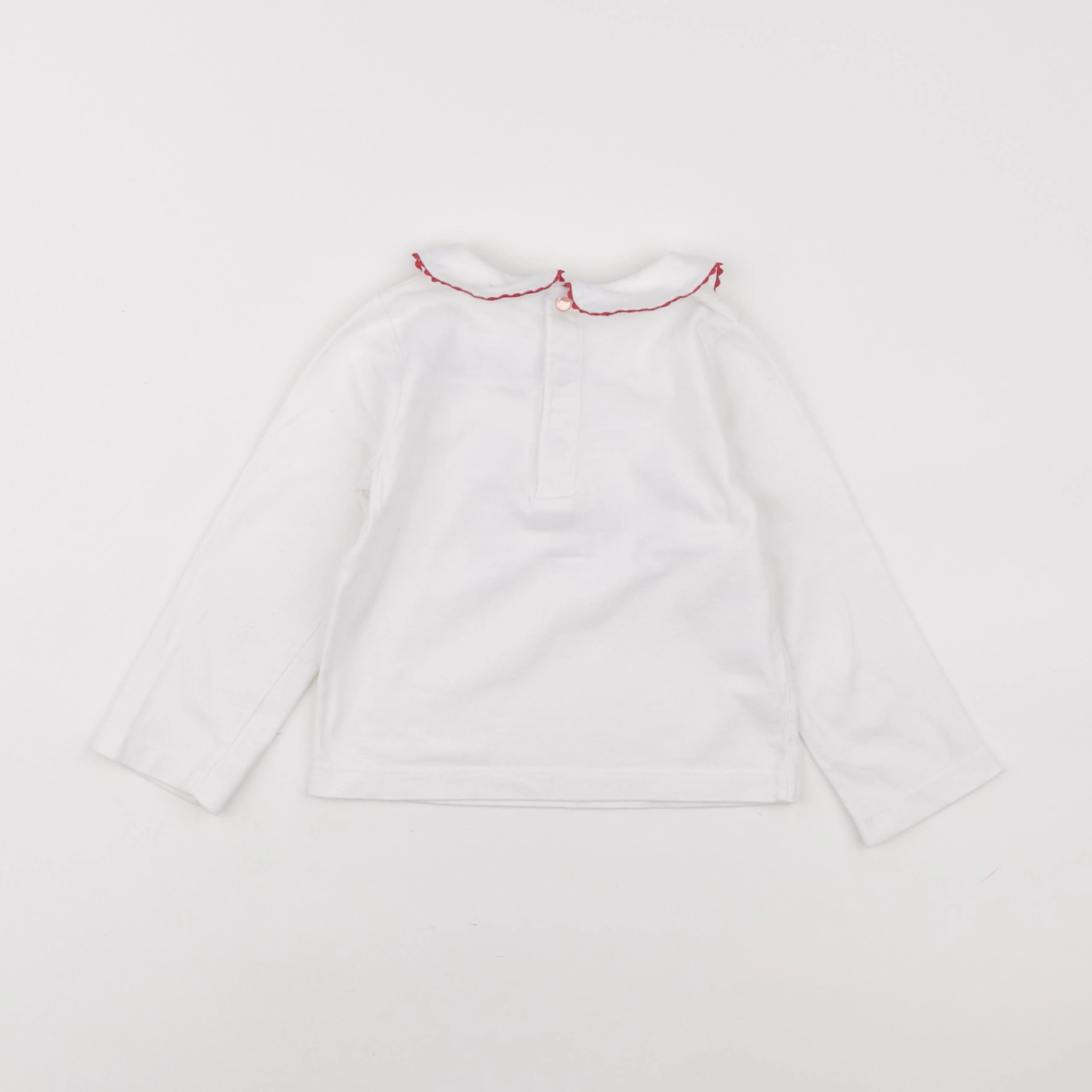 Jacadi - tee-shirt blanc - 36 mois