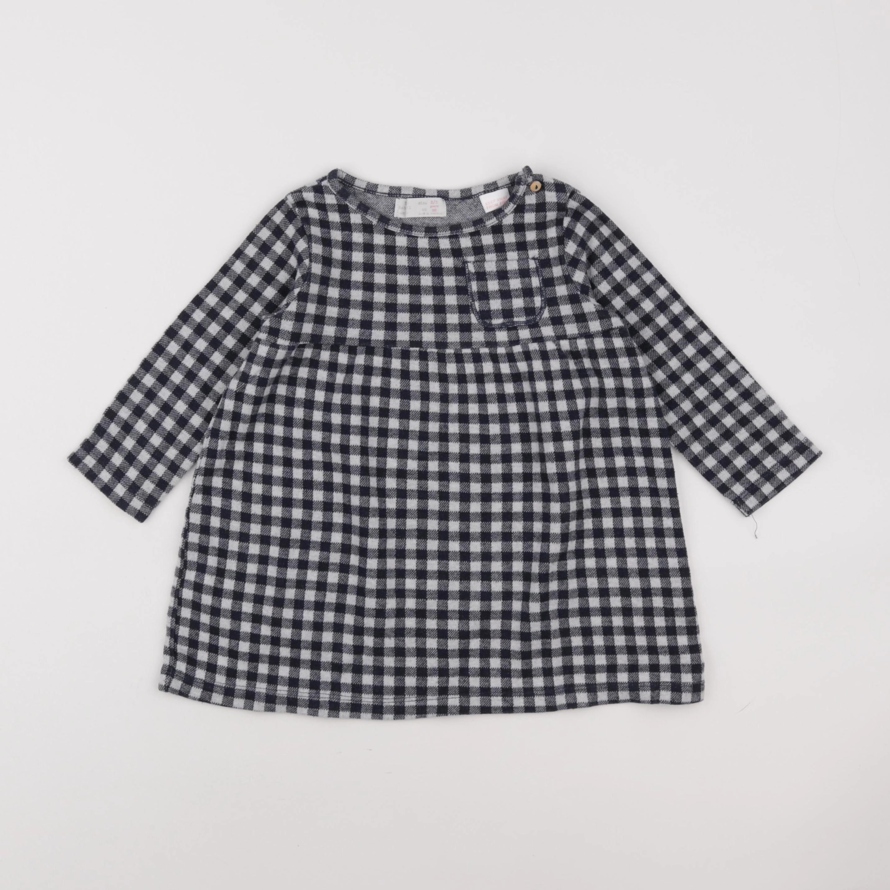 Zara - robe bleu - 2/3 ans