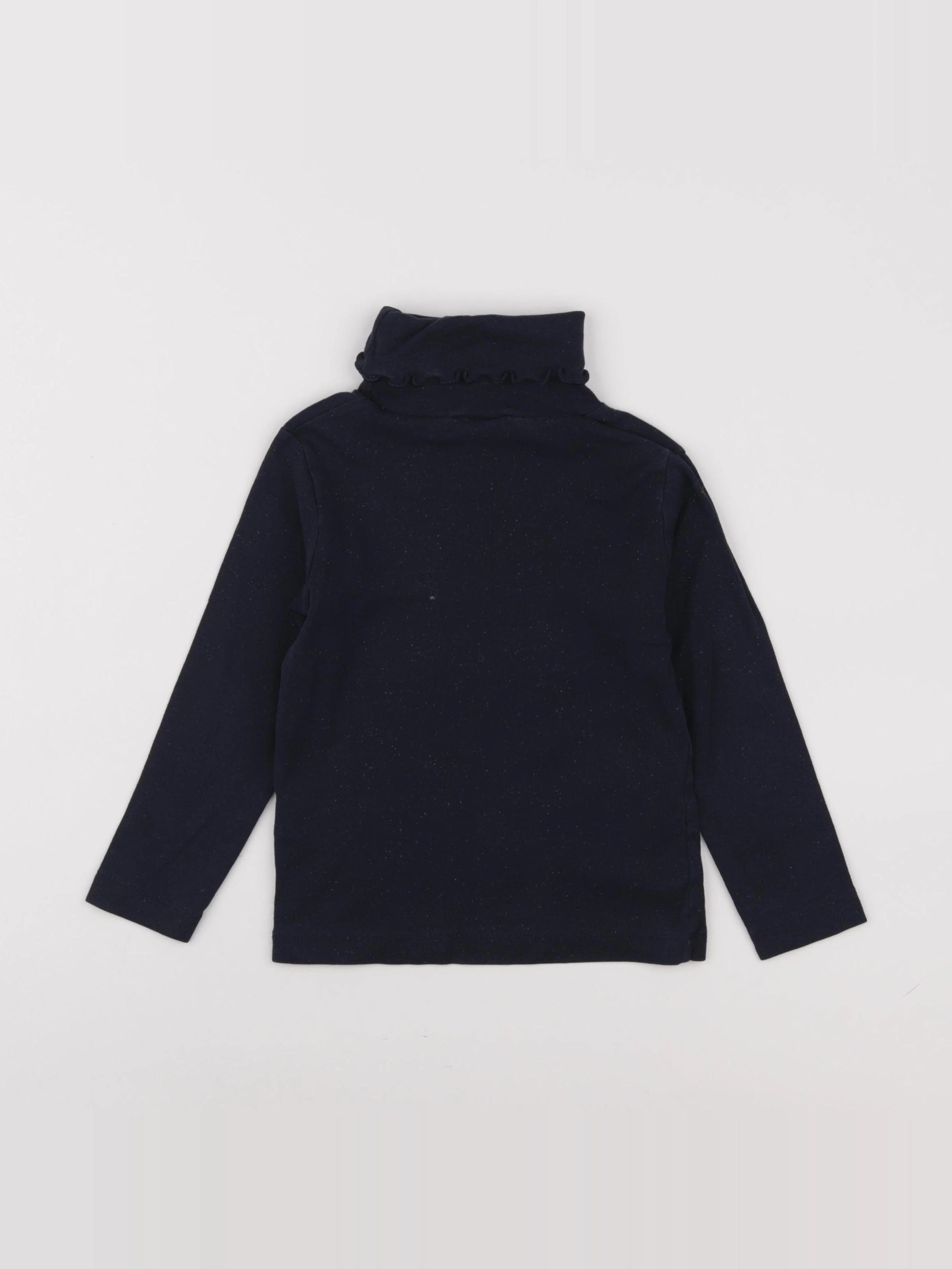 Petit Bateau - sous-pull bleu, argent - 3 ans