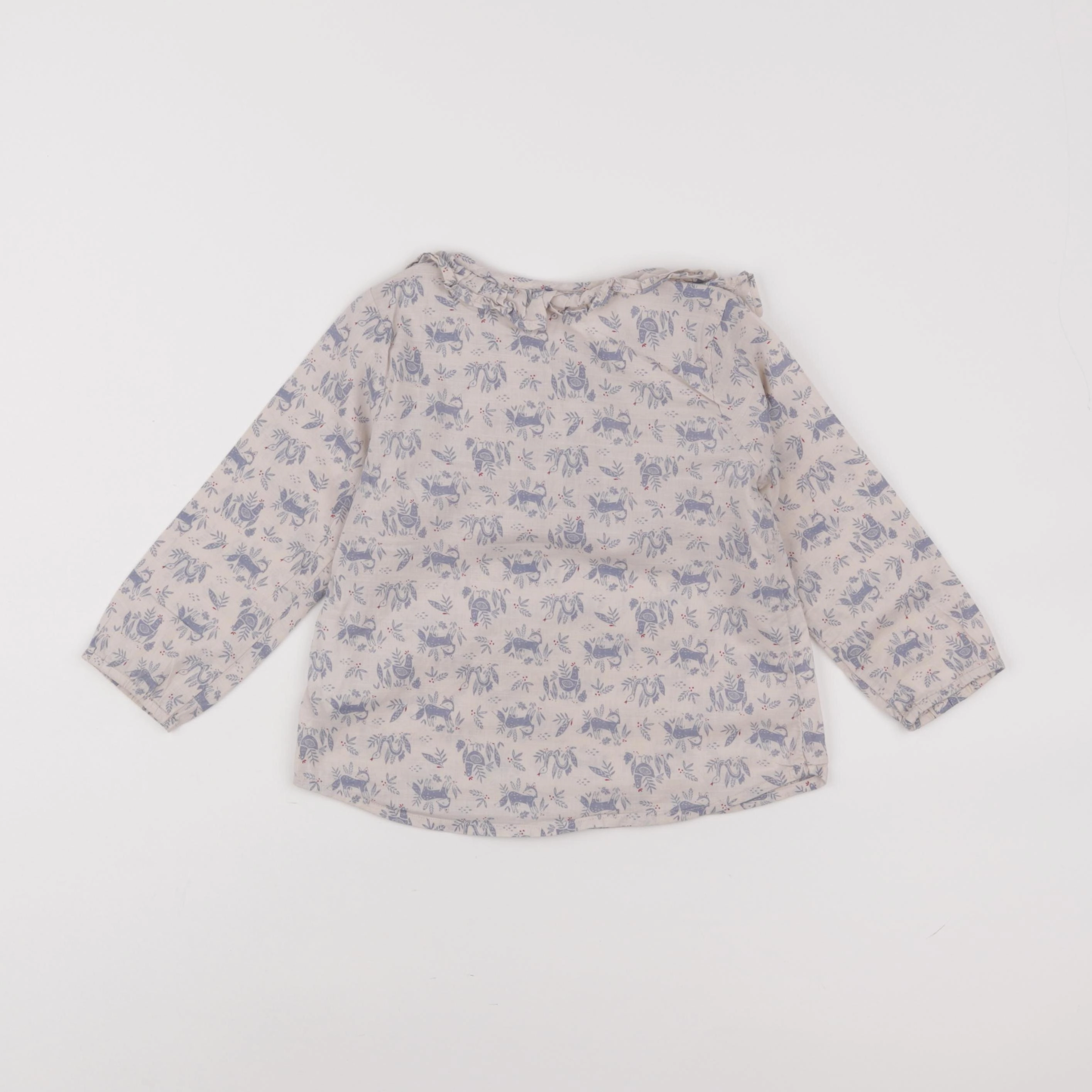 Boutchou - blouse gris - 36 mois
