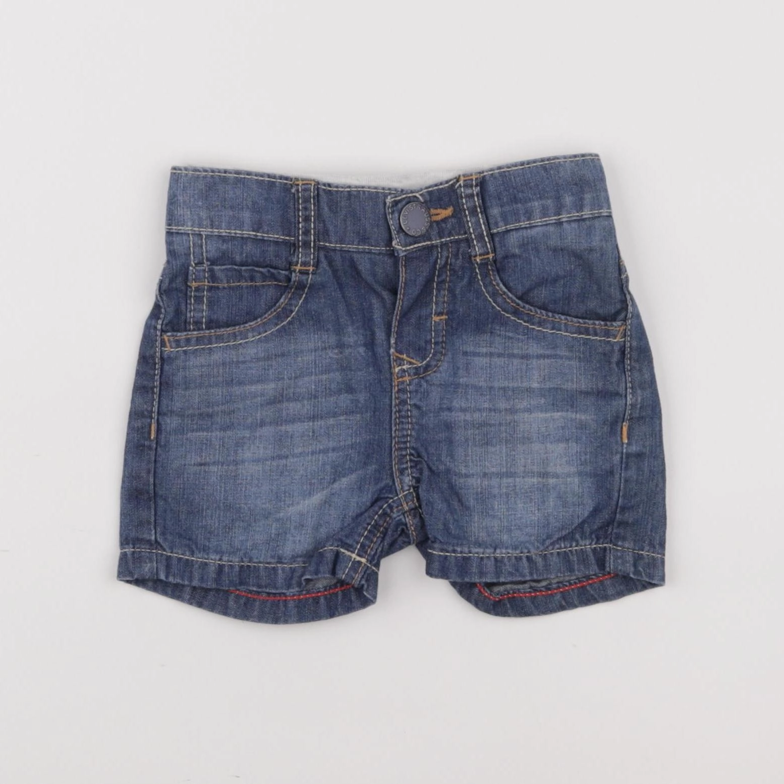 Levi's - short bleu - 12 mois