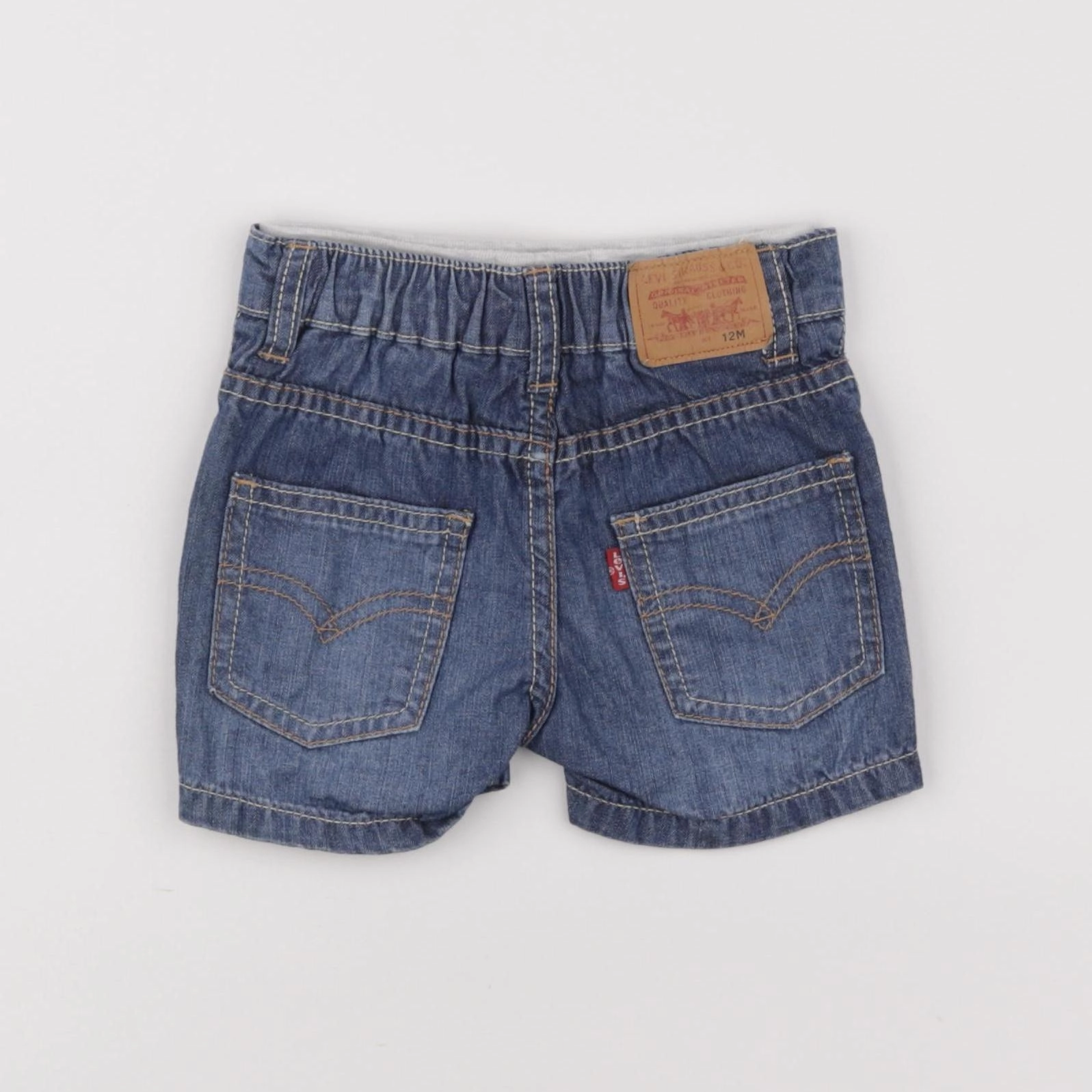 Levi's - short bleu - 12 mois