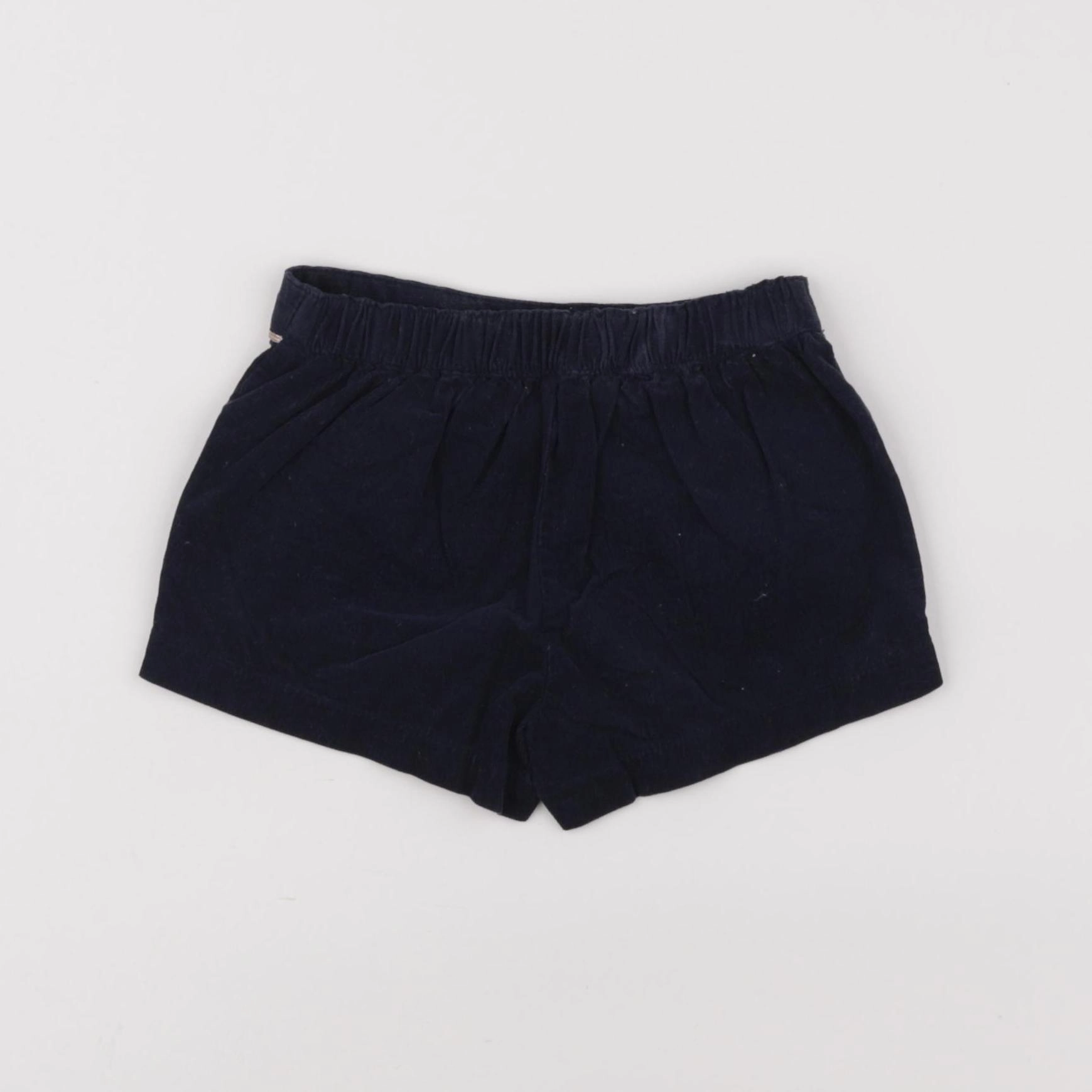 Cyrillus - short bleu - 9 mois