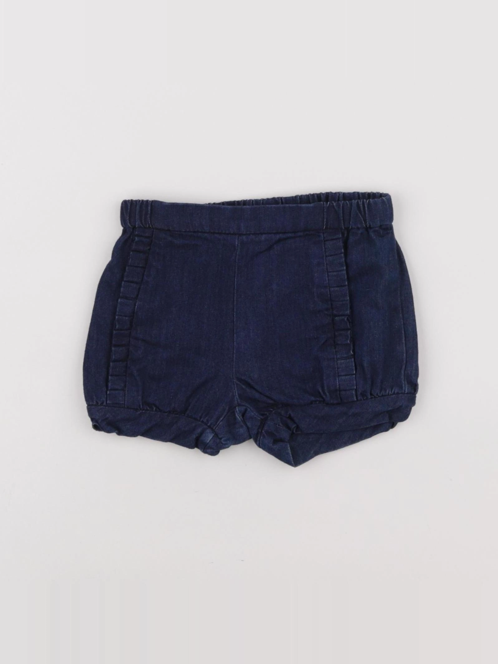 Jacadi - short bleu - 12 mois