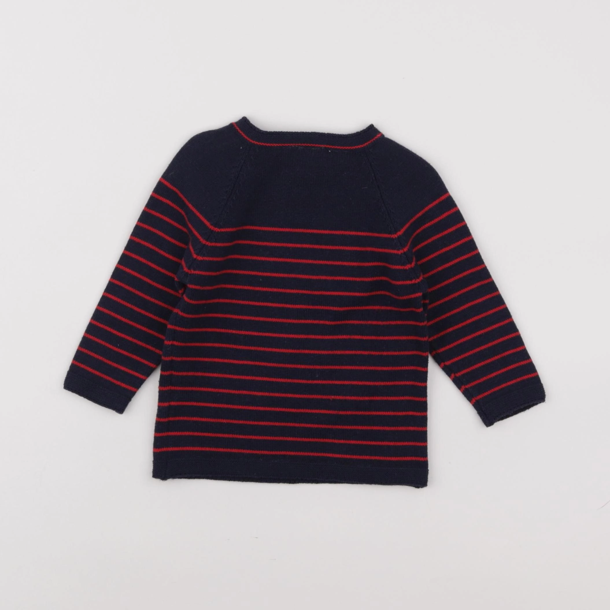 Cyrillus - robe bleu, rouge - 6 mois