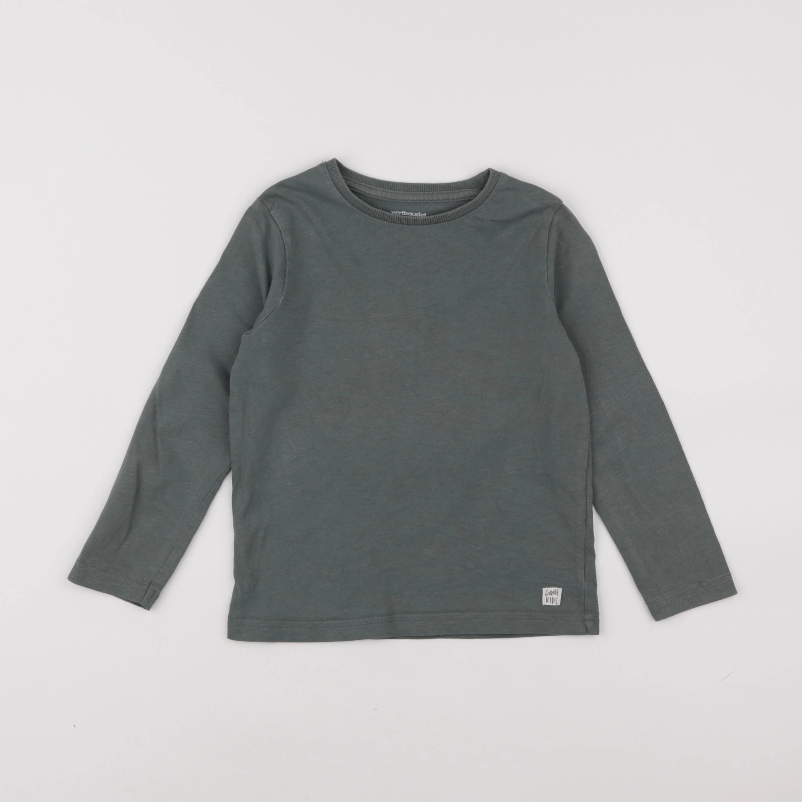 Vertbaudet - tee-shirt vert - 5 ans