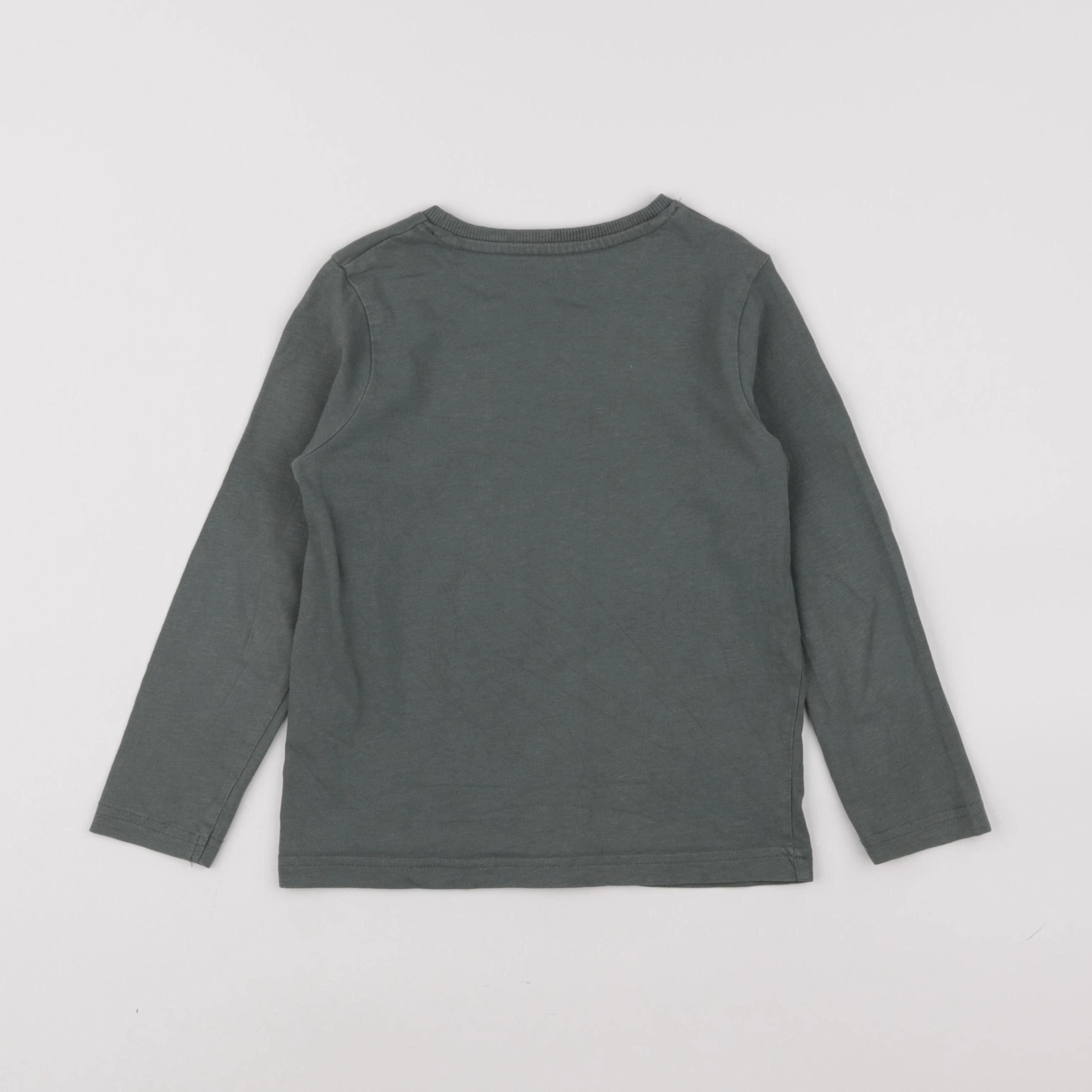 Vertbaudet - tee-shirt vert - 5 ans