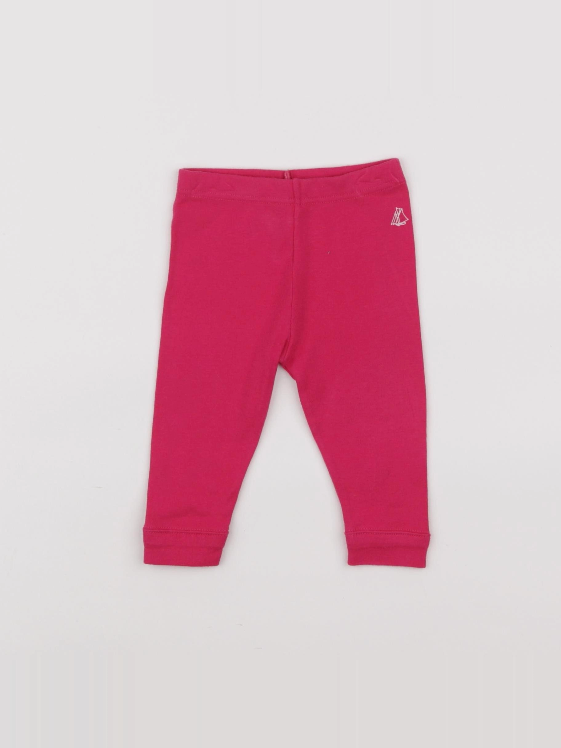 Petit Bateau - legging rose - 6 mois