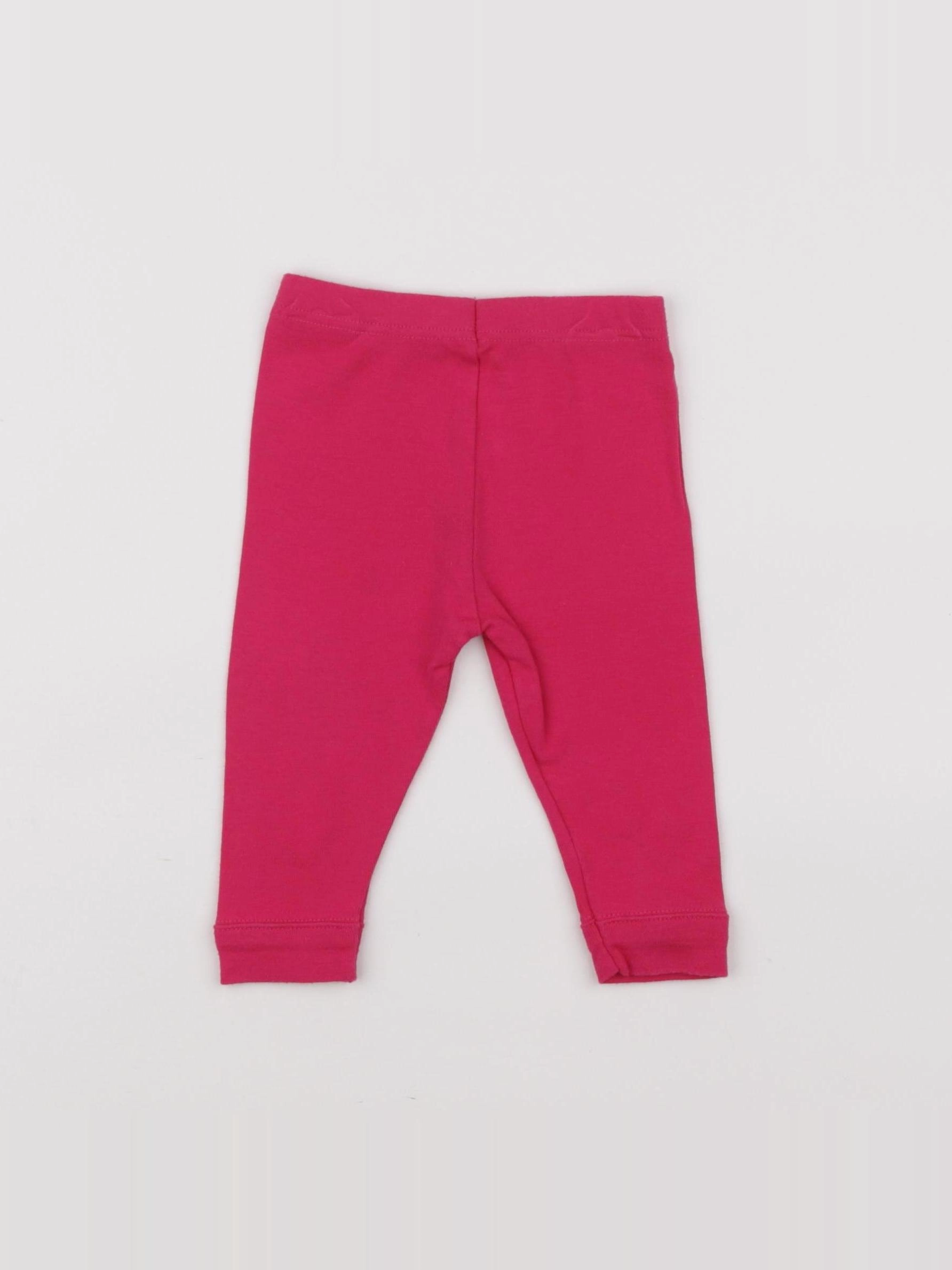 Petit Bateau - legging rose - 6 mois
