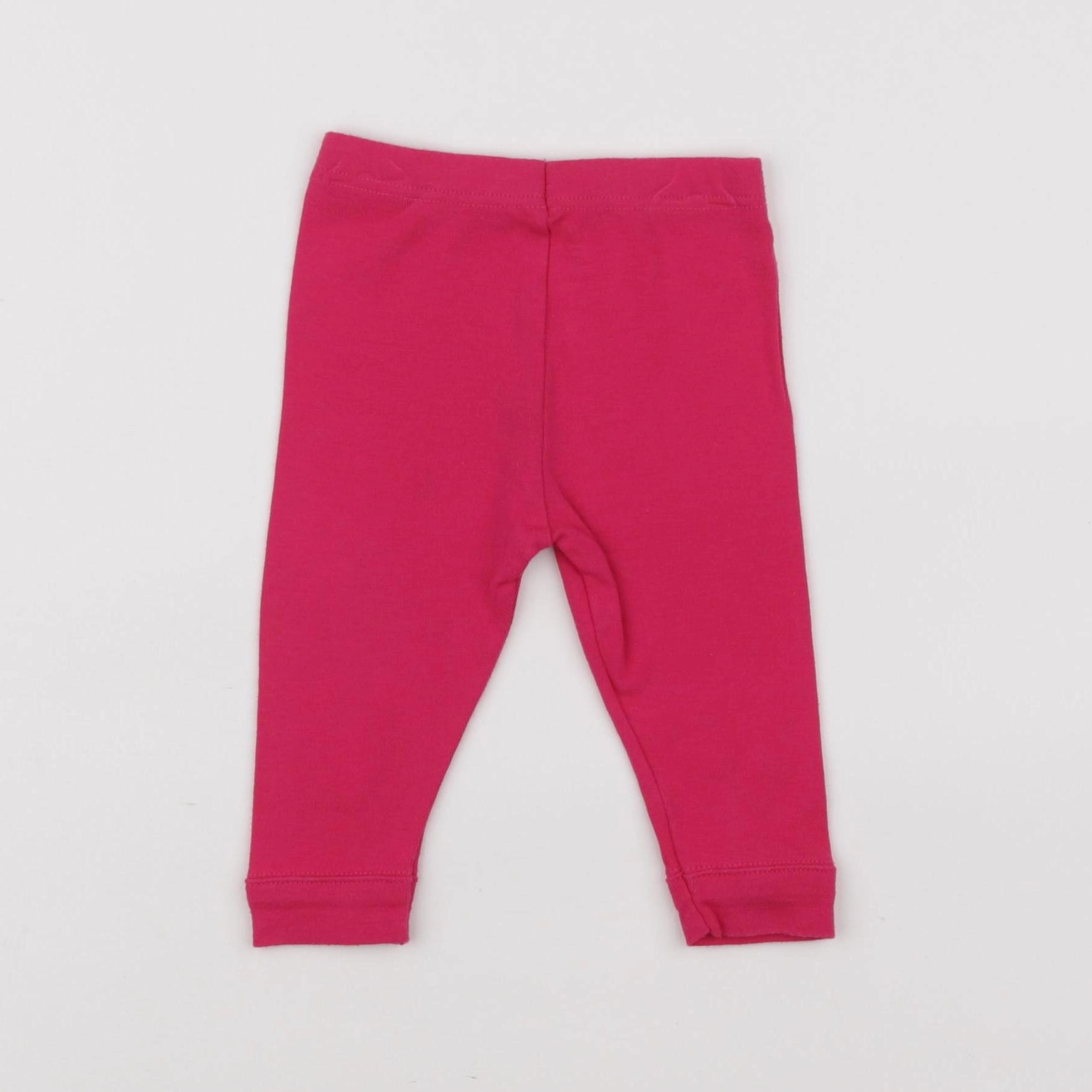 Petit Bateau - legging rose - 6 mois