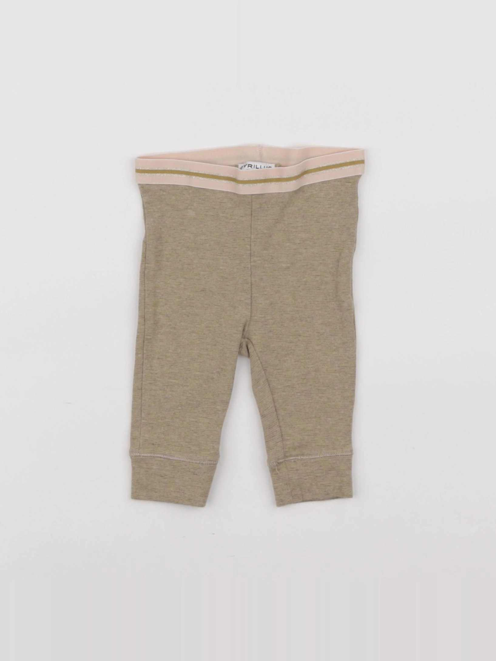 Cyrillus - legging gris, jaune - 6 mois