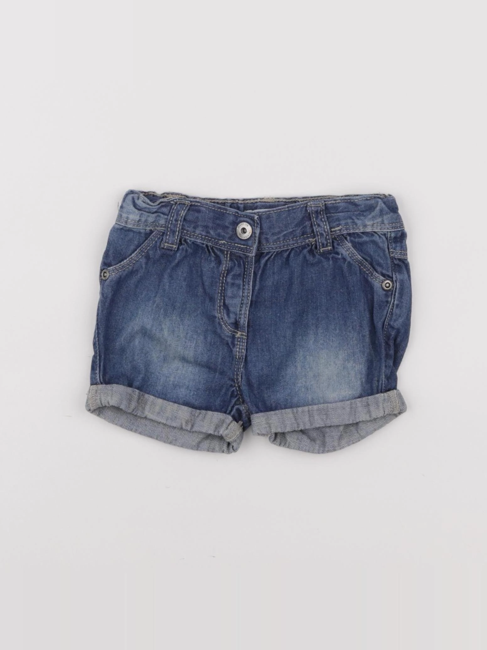 Vertbaudet - short bleu - 12 mois