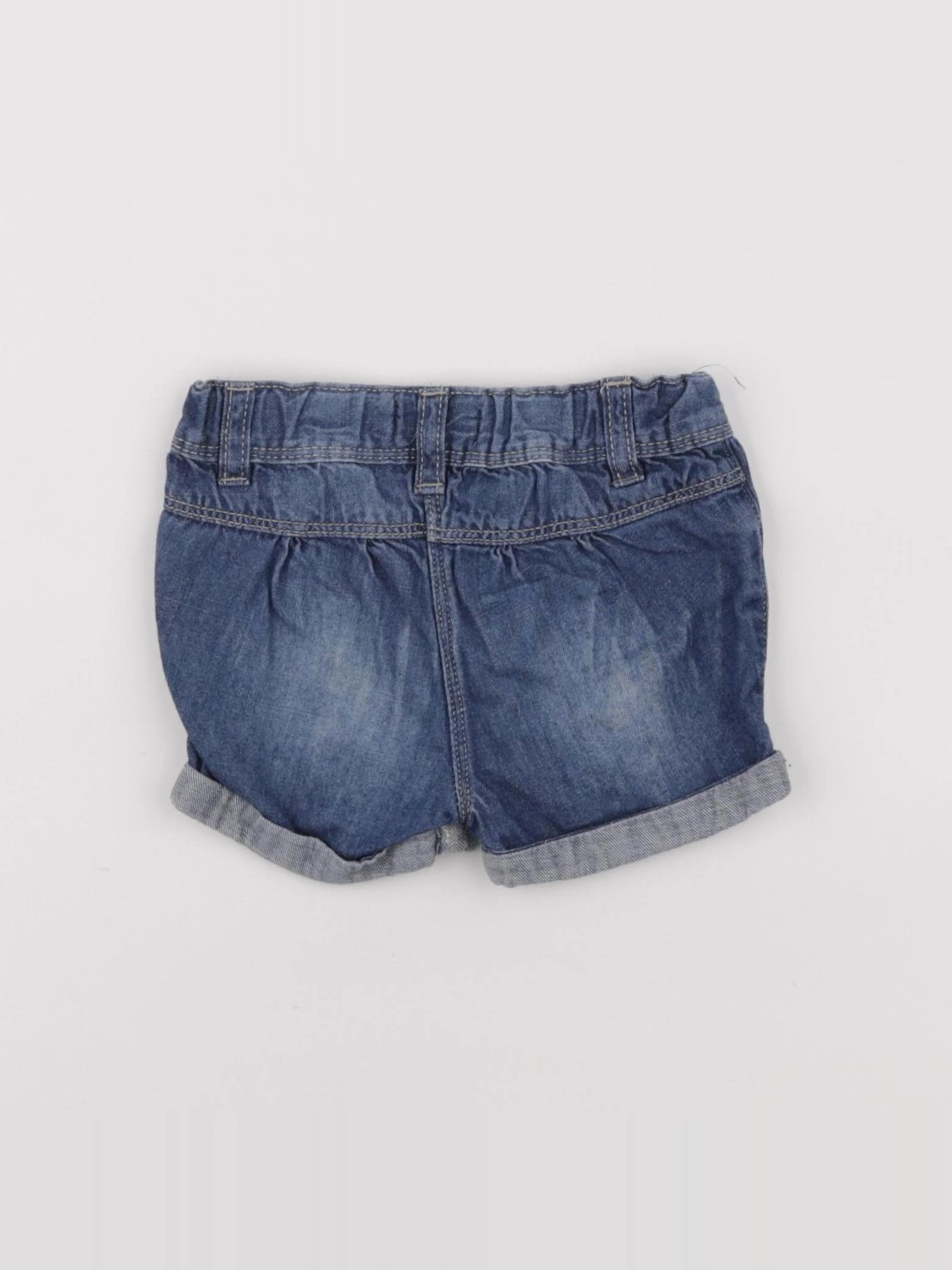 Vertbaudet - short bleu - 12 mois