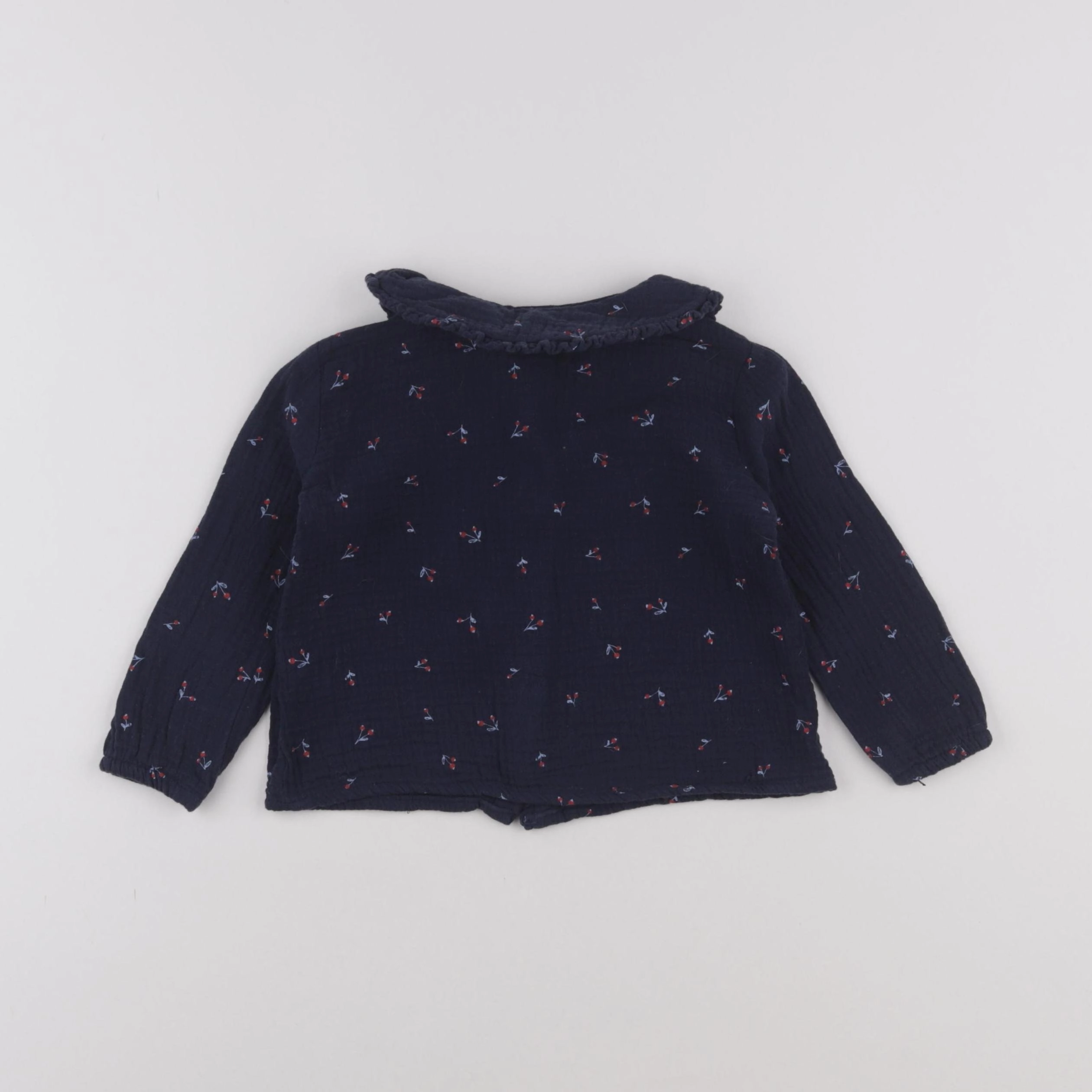 Vertbaudet - blouse bleu - 3 ans