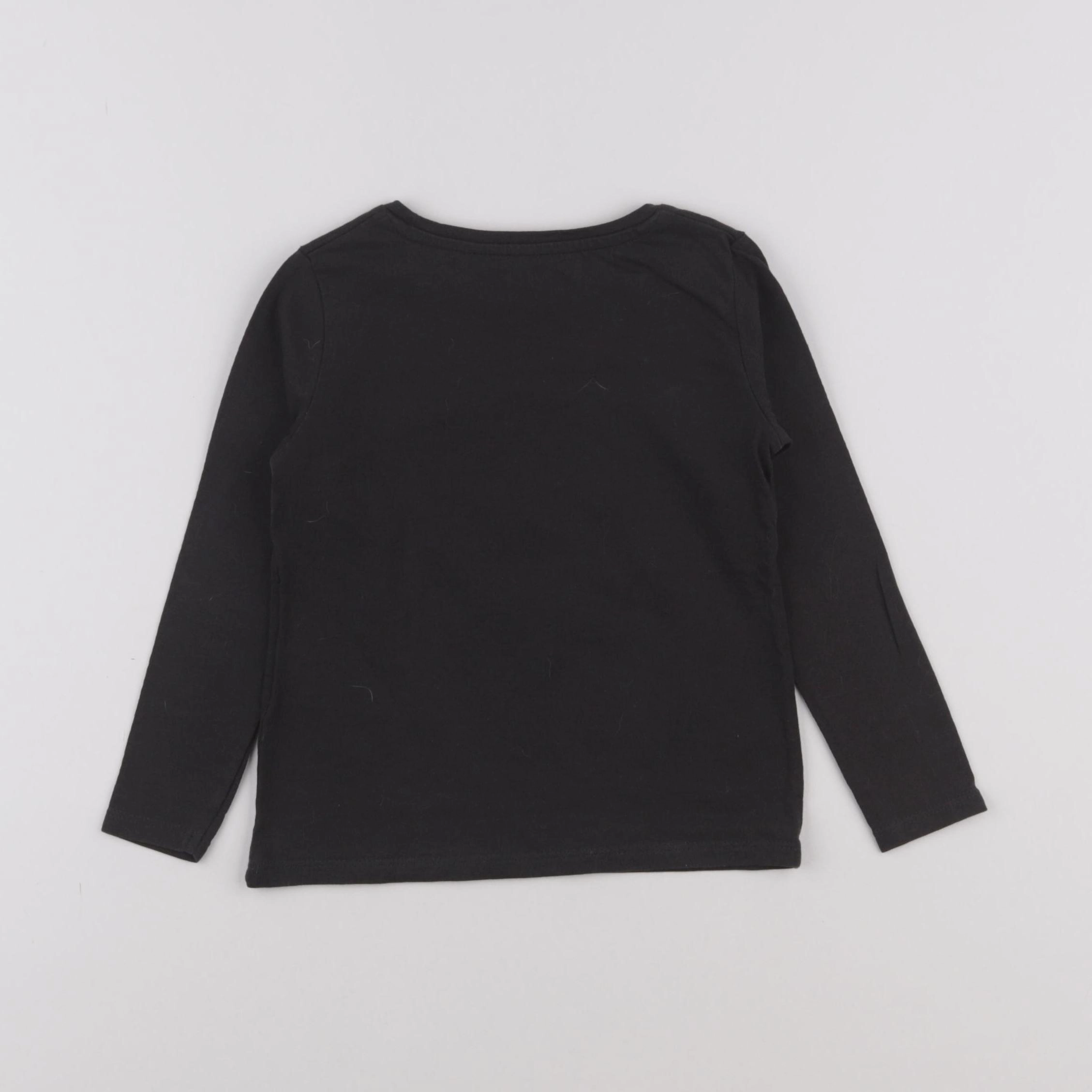 Vertbaudet - tee-shirt noir - 3 ans
