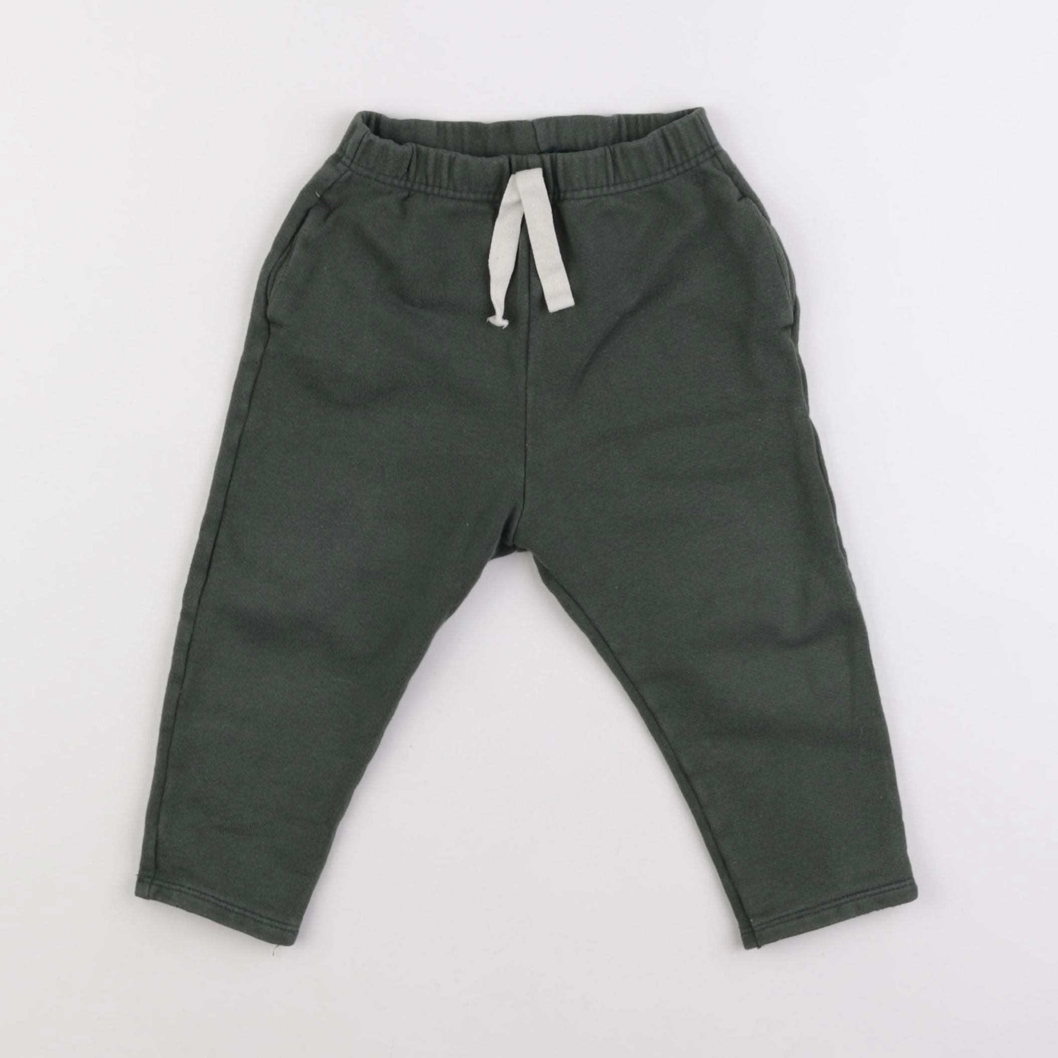 Petit Bateau - jogging vert - 24 mois