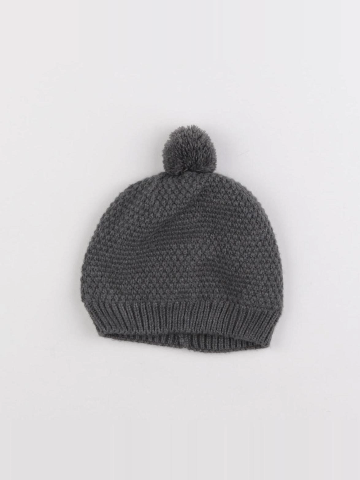 Zara - bonnet gris - 6/12 mois