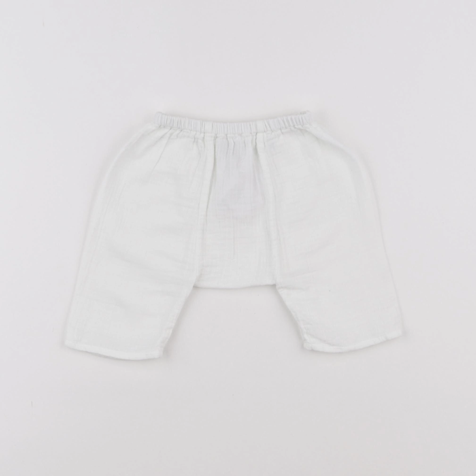Bonton - sarouel blanc - 3 mois