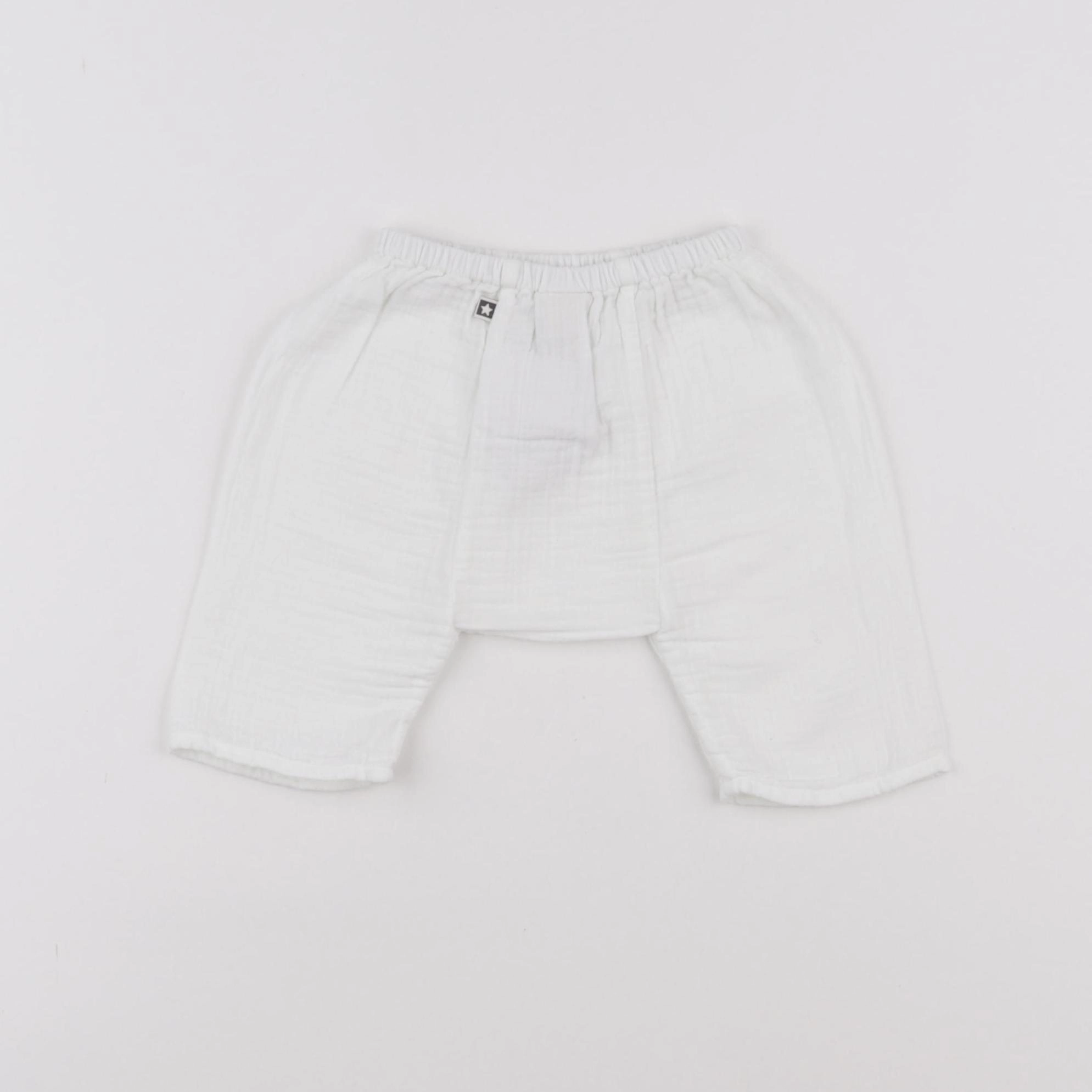 Bonton - sarouel blanc - 3 mois