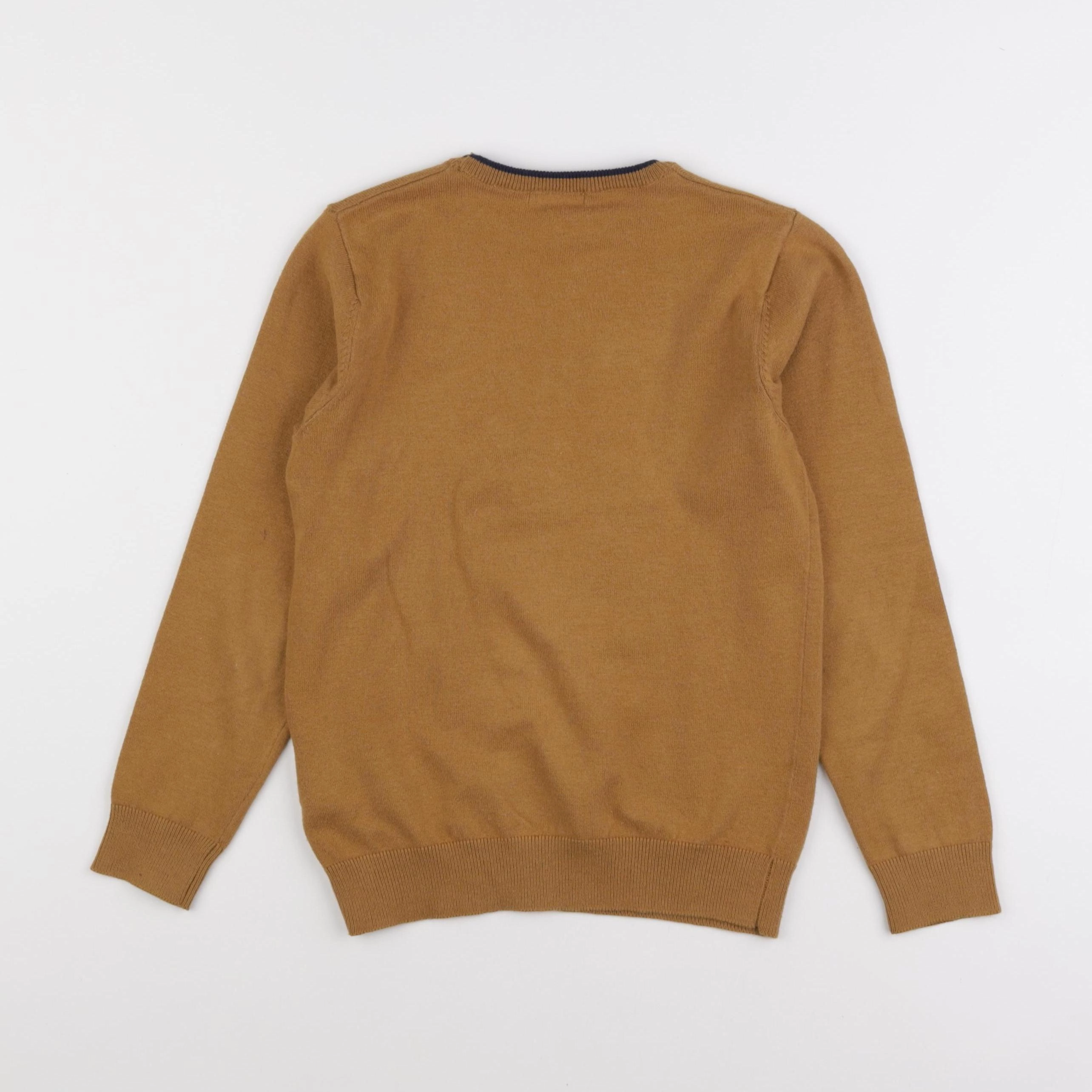 Vertbaudet - pull marron - 8 ans