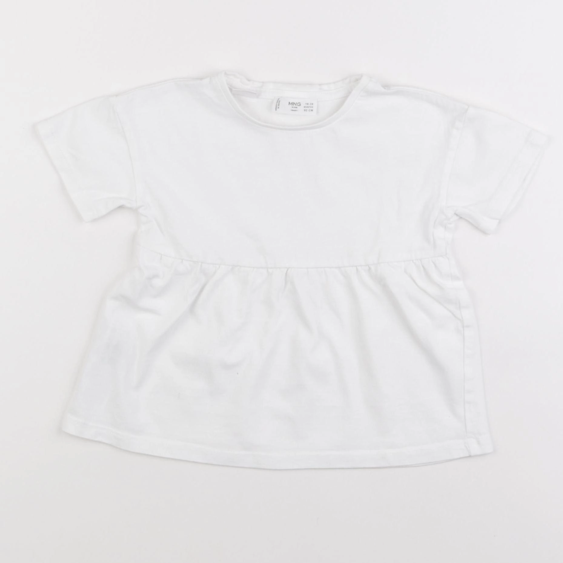 Mango - tee-shirt blanc - 18/24 mois