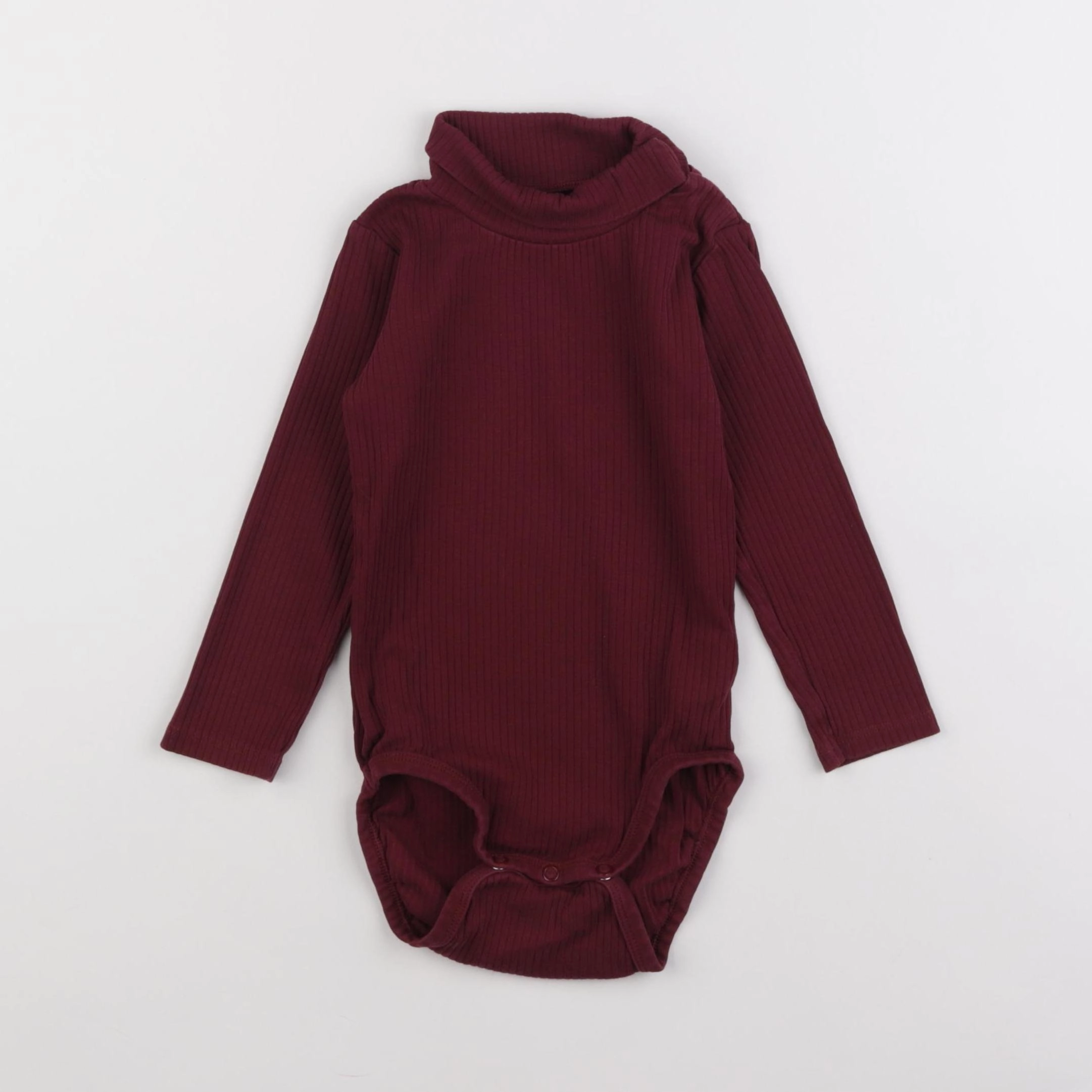 H&M - body à col rouge - 18/24 mois