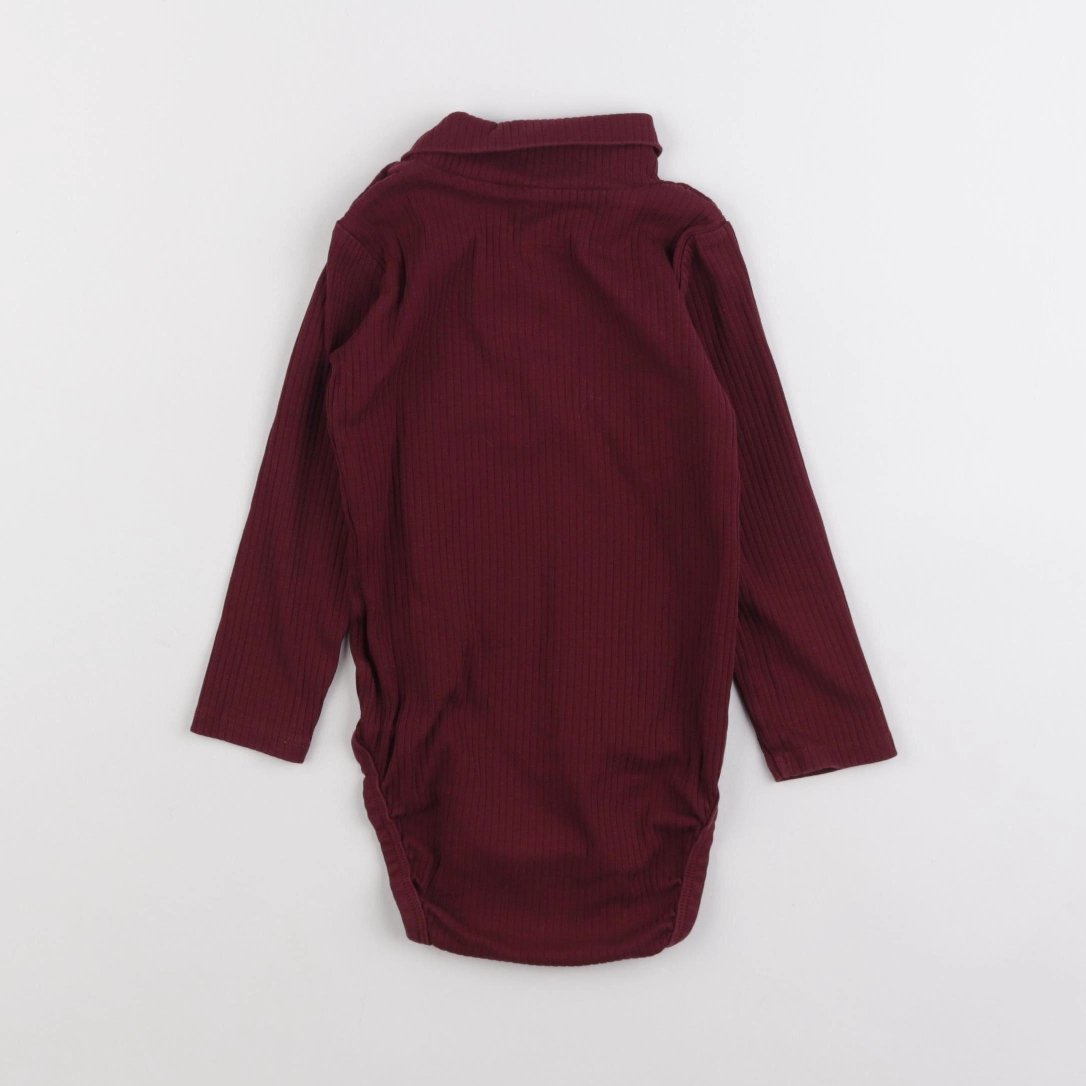 H&M - body à col rouge - 18/24 mois