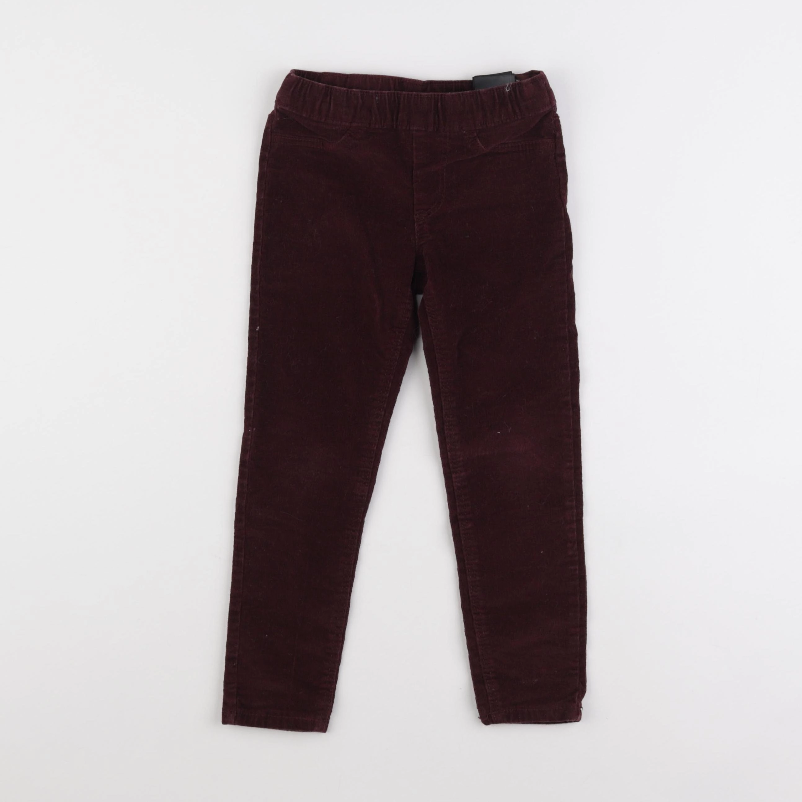 H&M - pantalon rouge - 3/4 ans