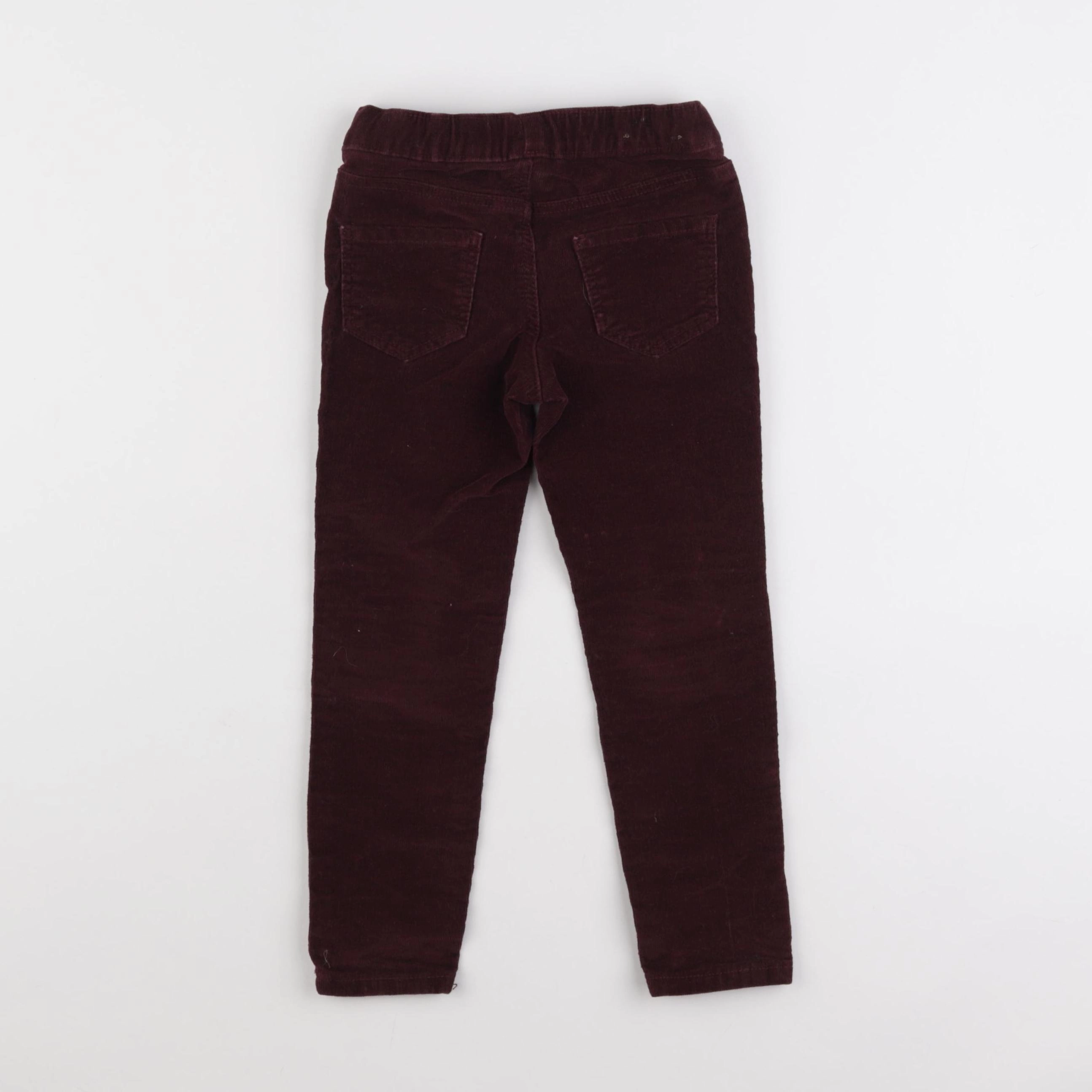H&M - pantalon rouge - 3/4 ans