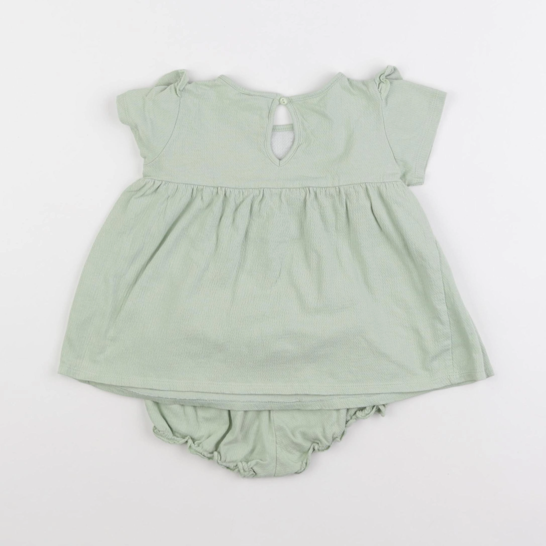 H&M - ensemble vert - 18/24 mois