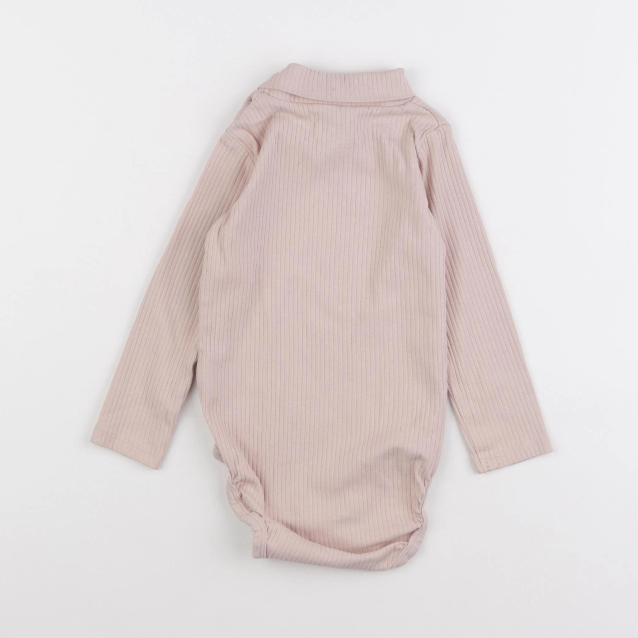 H&M - body à col rose - 18/24 mois
