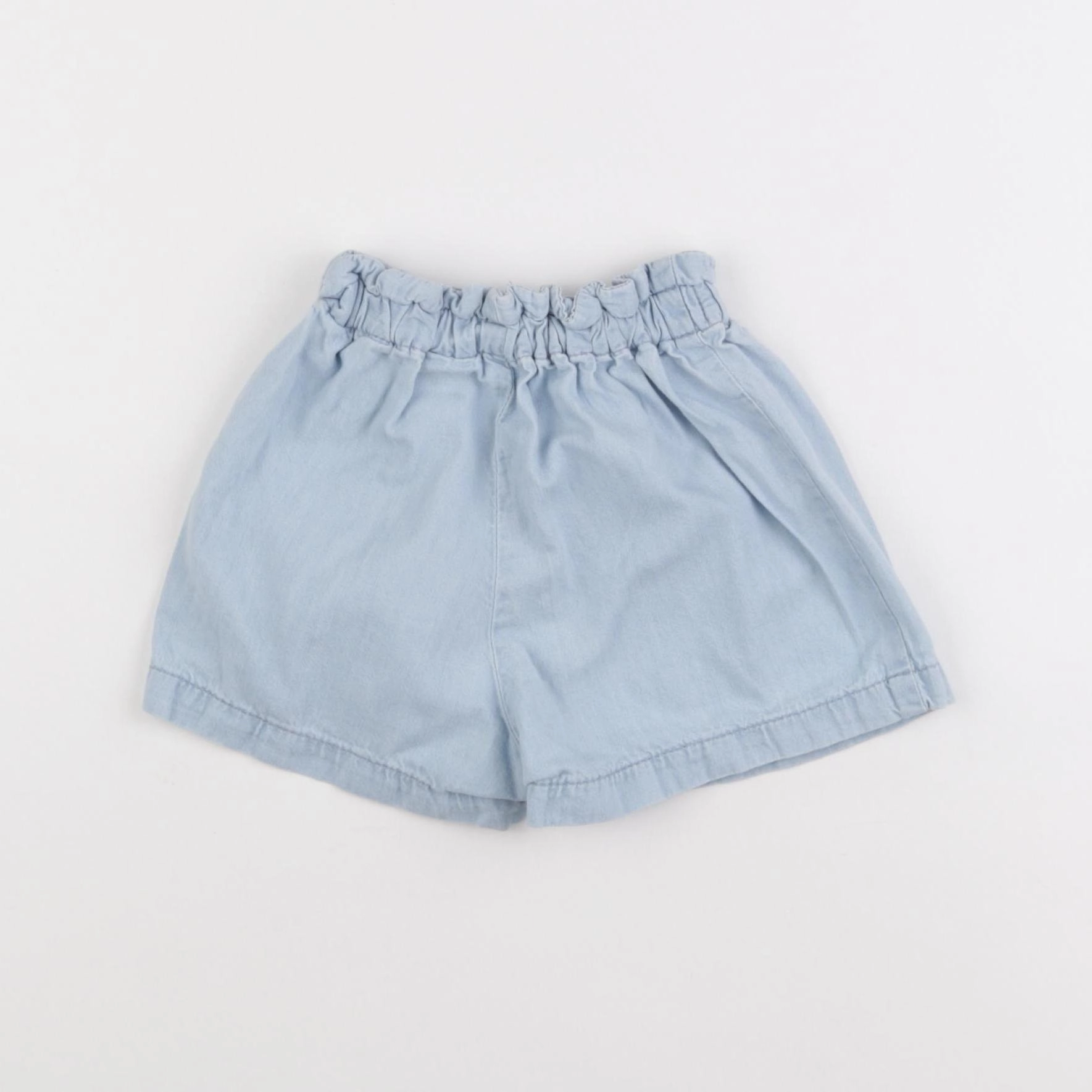 H&M - short bleu - 12/18 mois