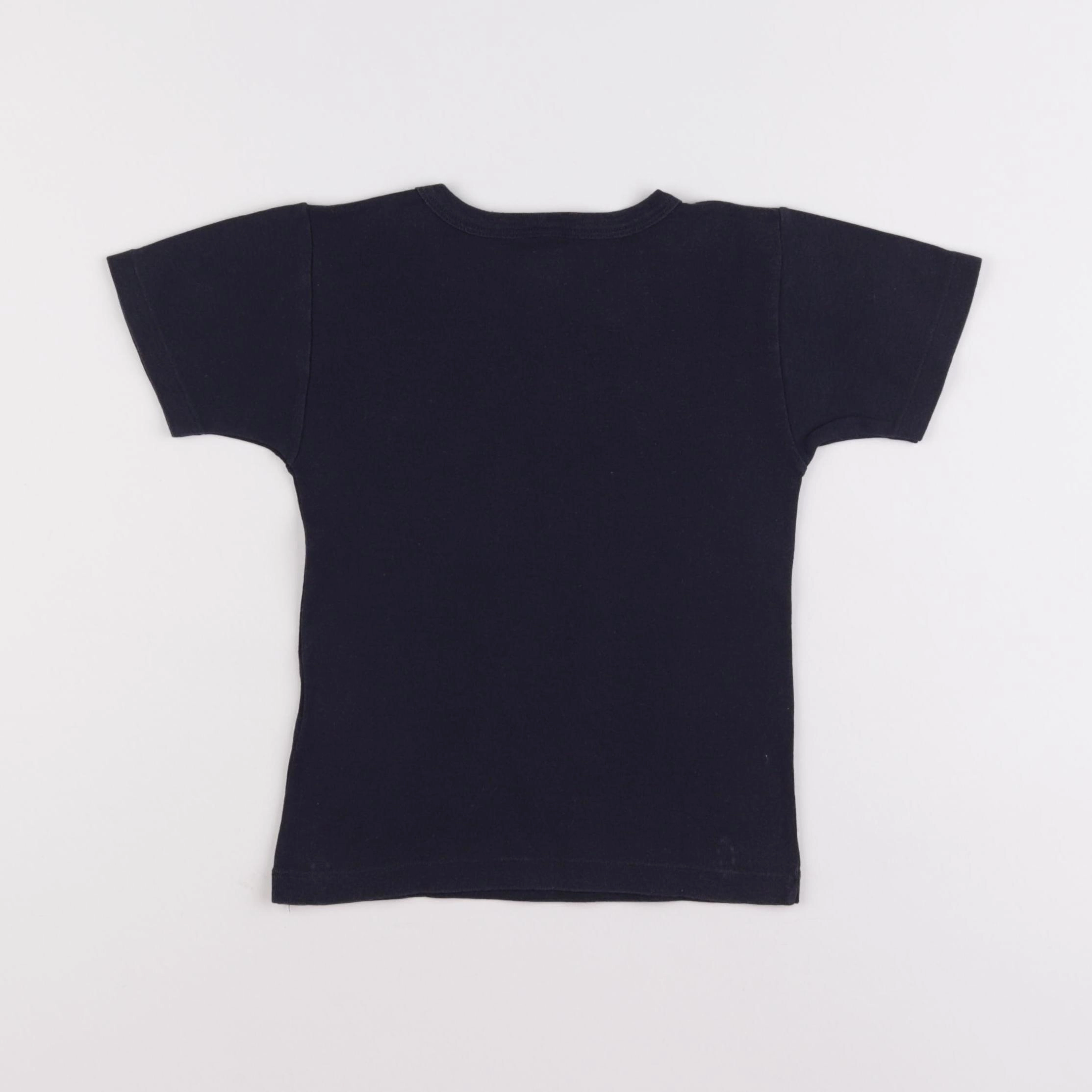 Petit Bateau - maillot de corps bleu - 4 ans