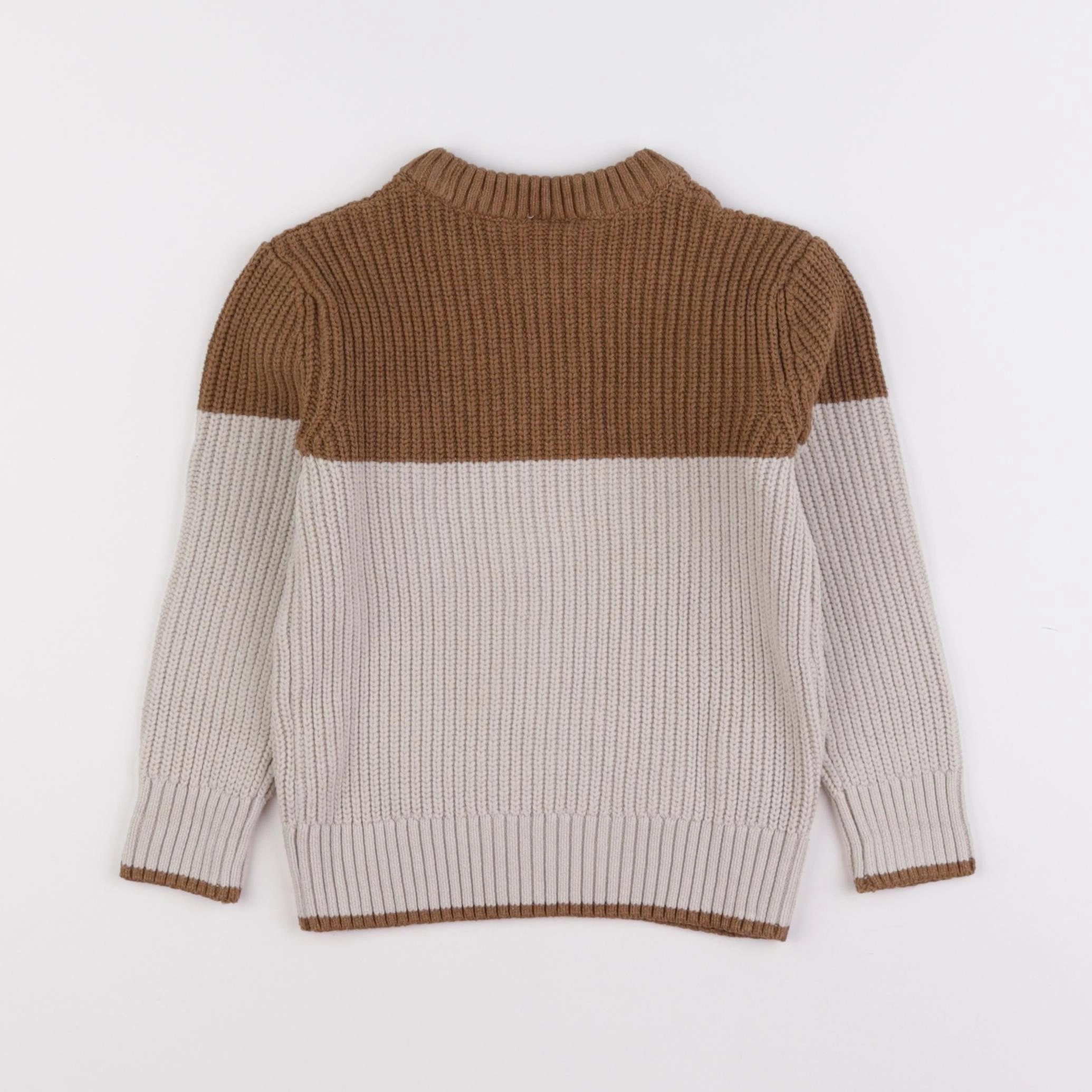 Tape à l'oeil - pull beige, marron - 4 ans