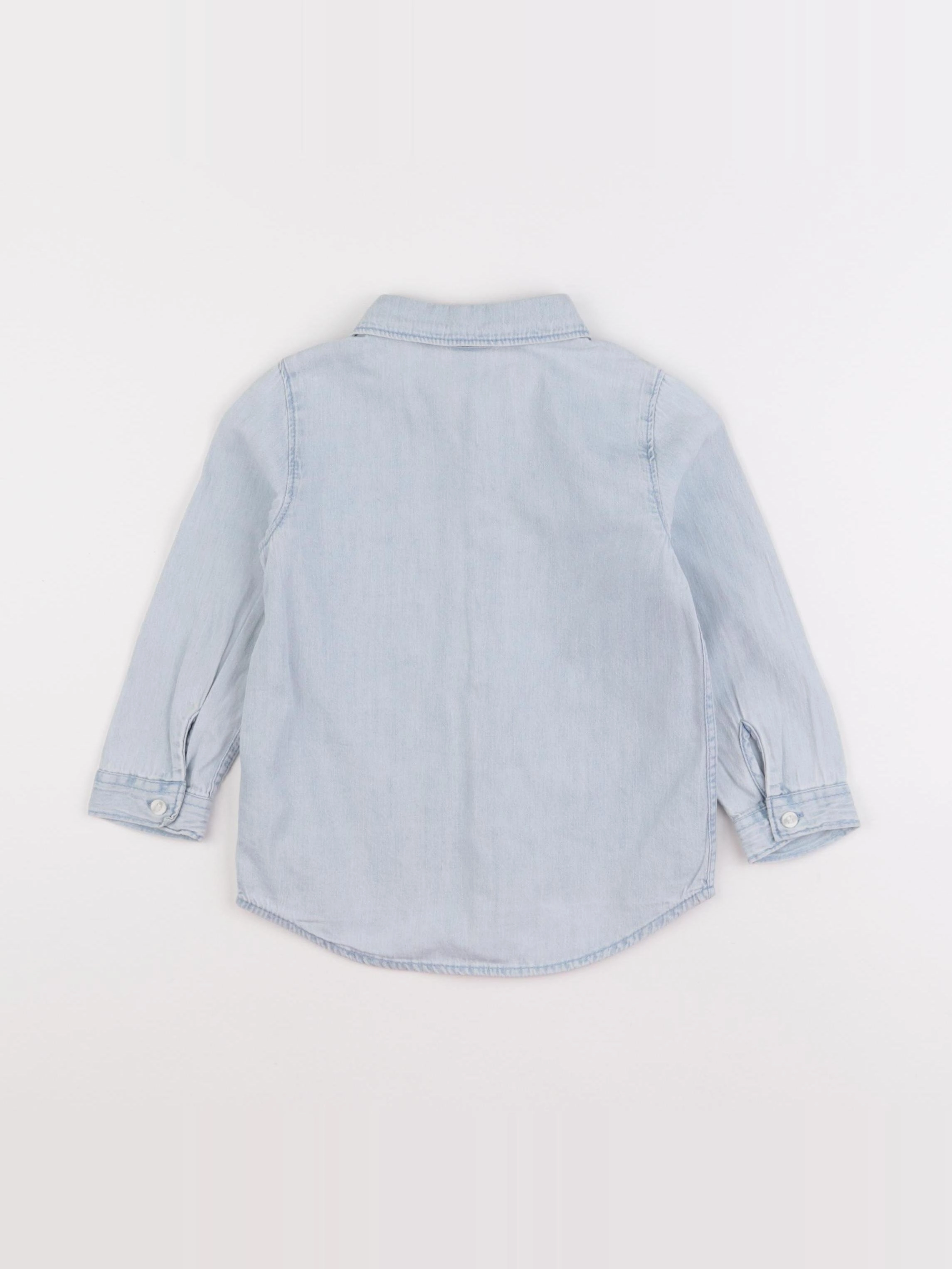 H&M - chemise bleu - 18/24 mois