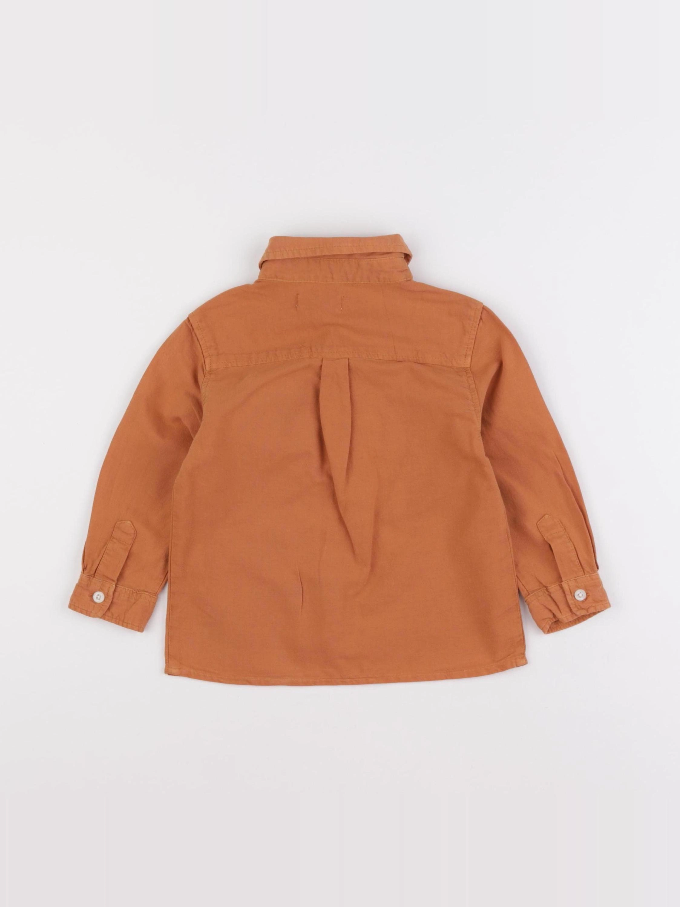Mango - chemise orange - 18/24 mois