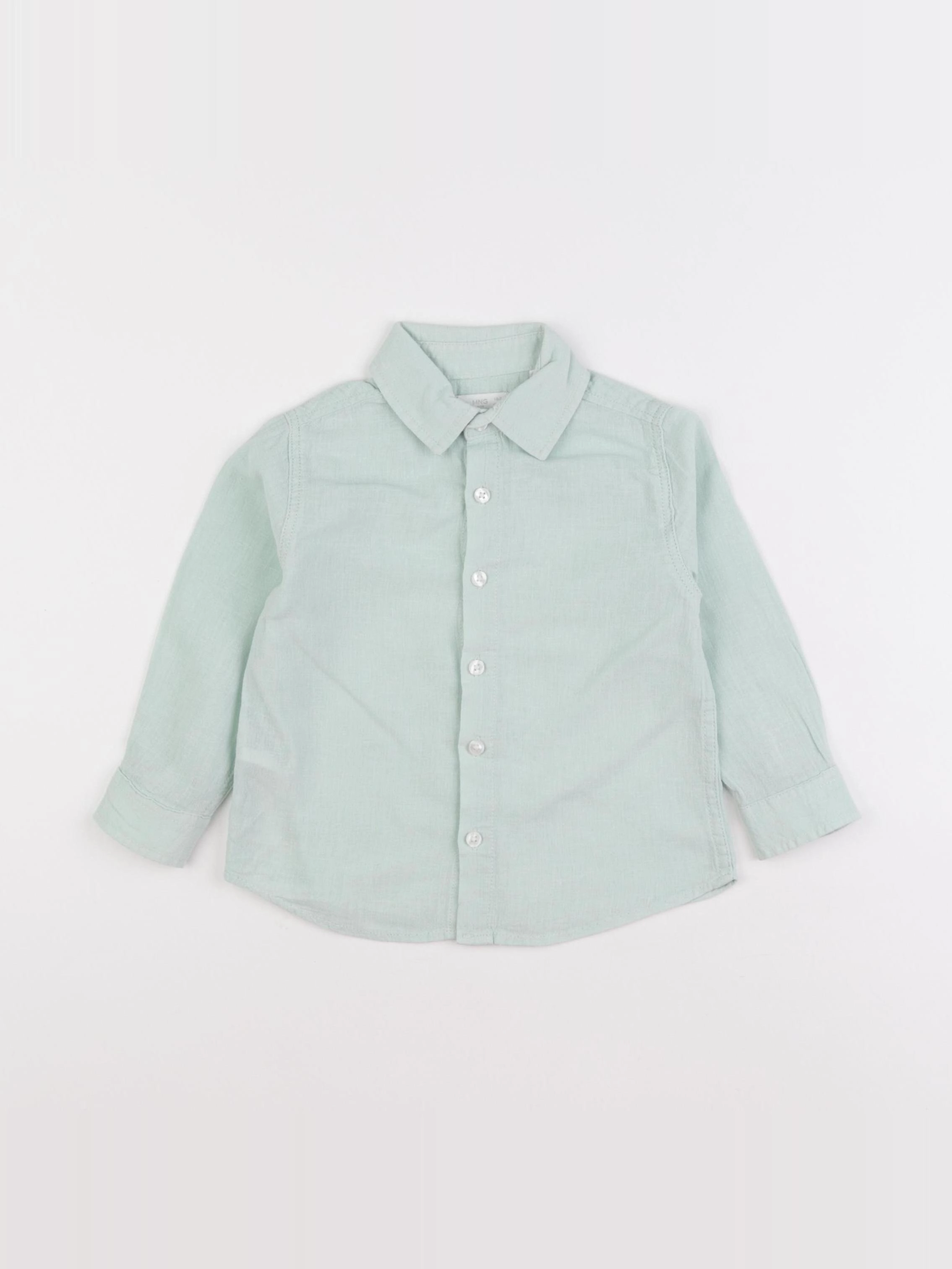 Mango - chemise vert - 18/24 mois