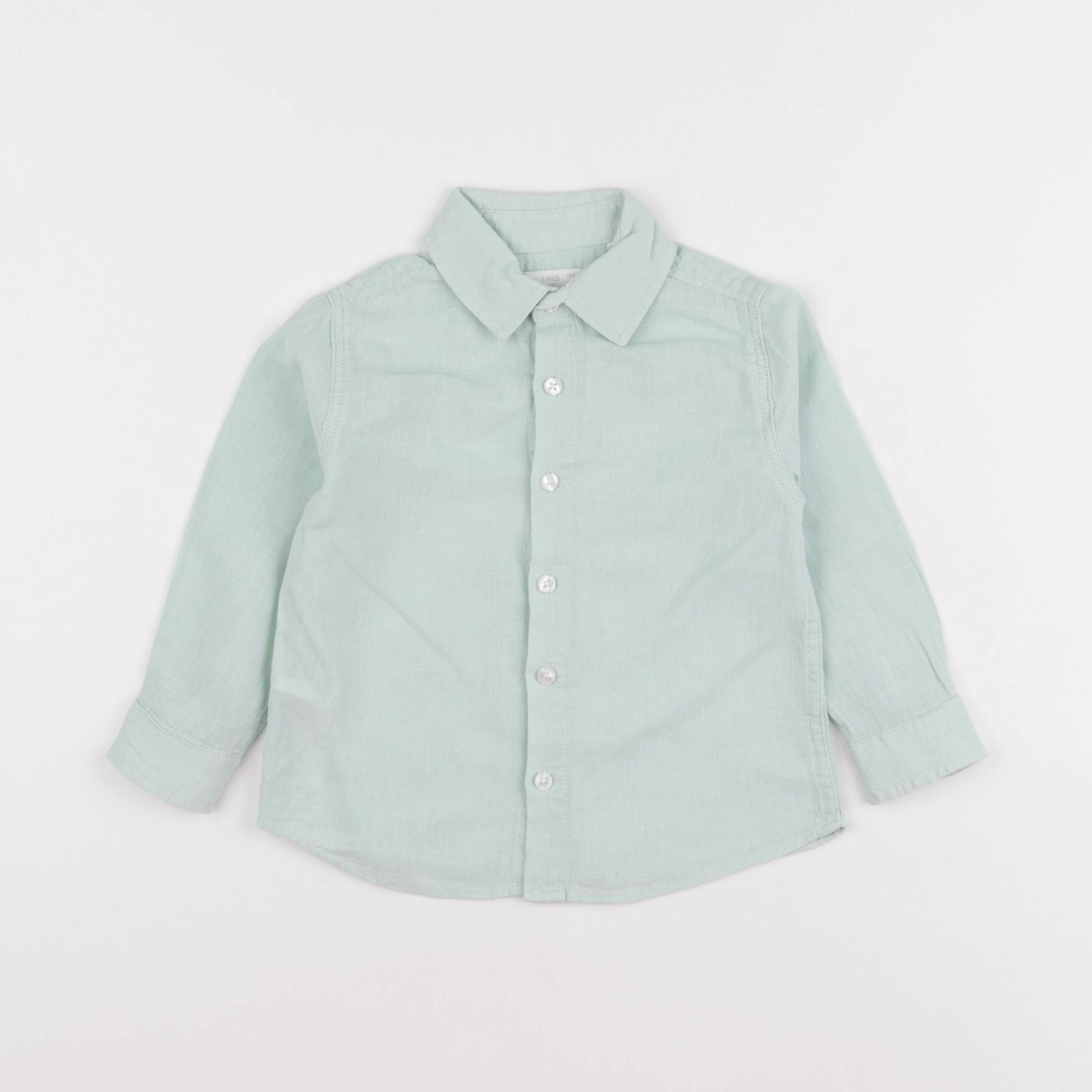 Mango - chemise vert - 18/24 mois