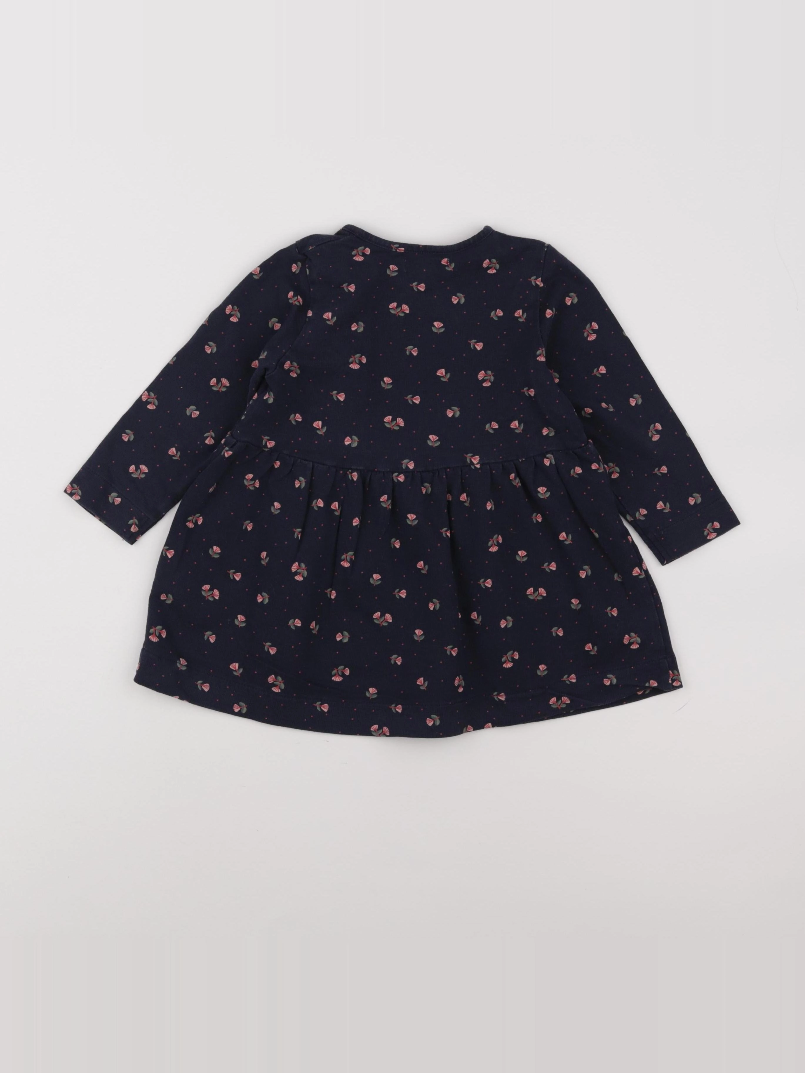 Vertbaudet - robe bleu - 24 mois