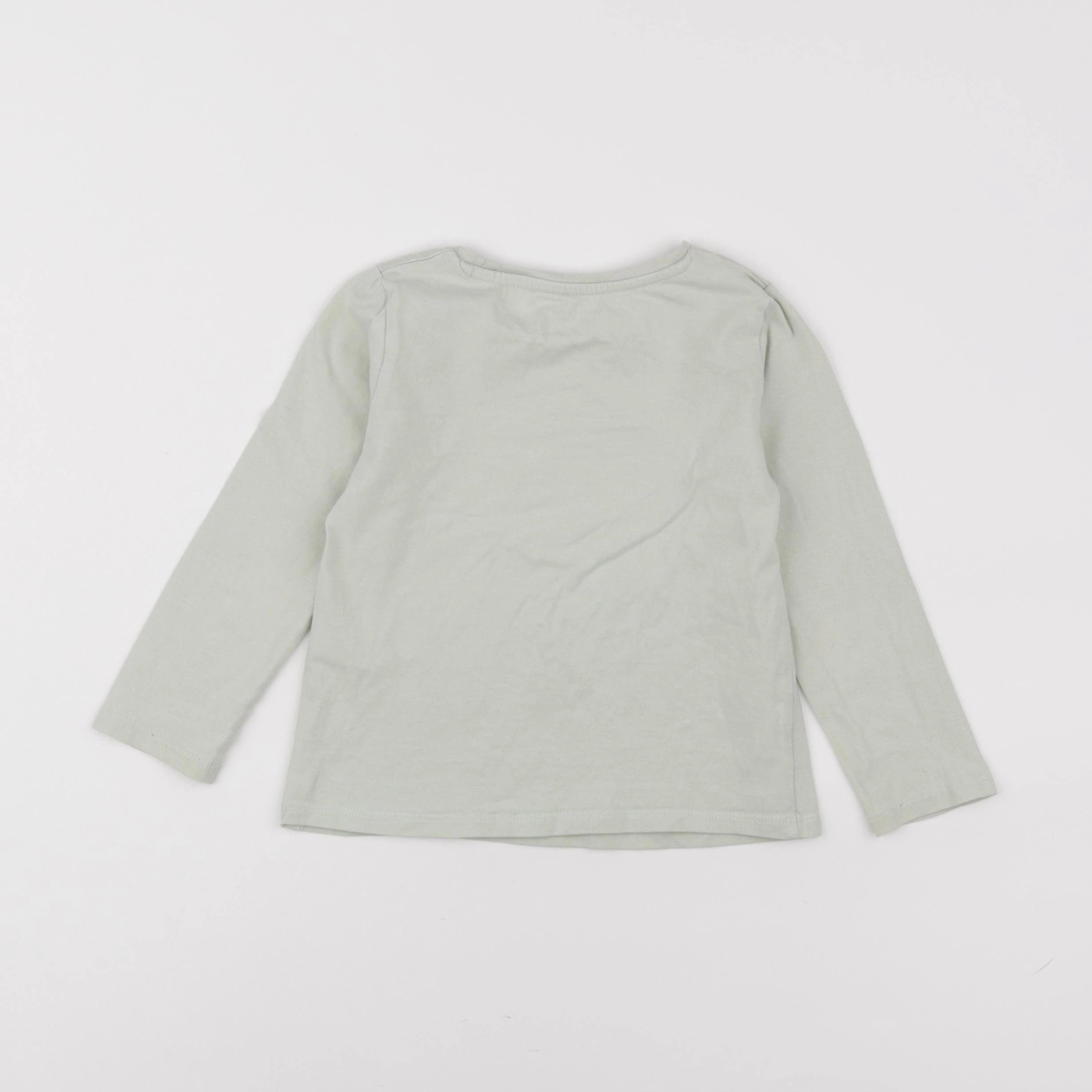 Vertbaudet - tee-shirt vert - 3 ans