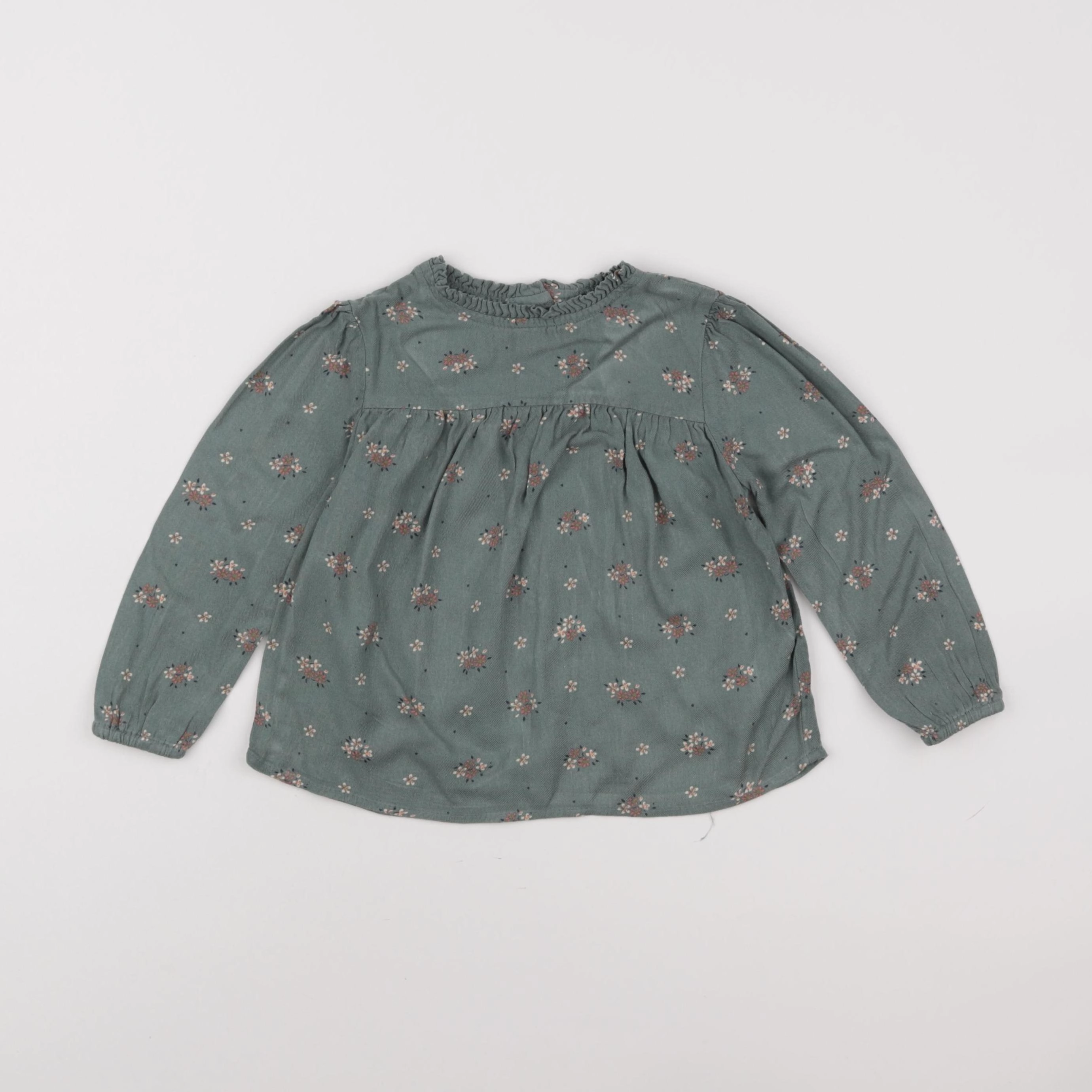 Vertbaudet - blouse vert - 3 ans