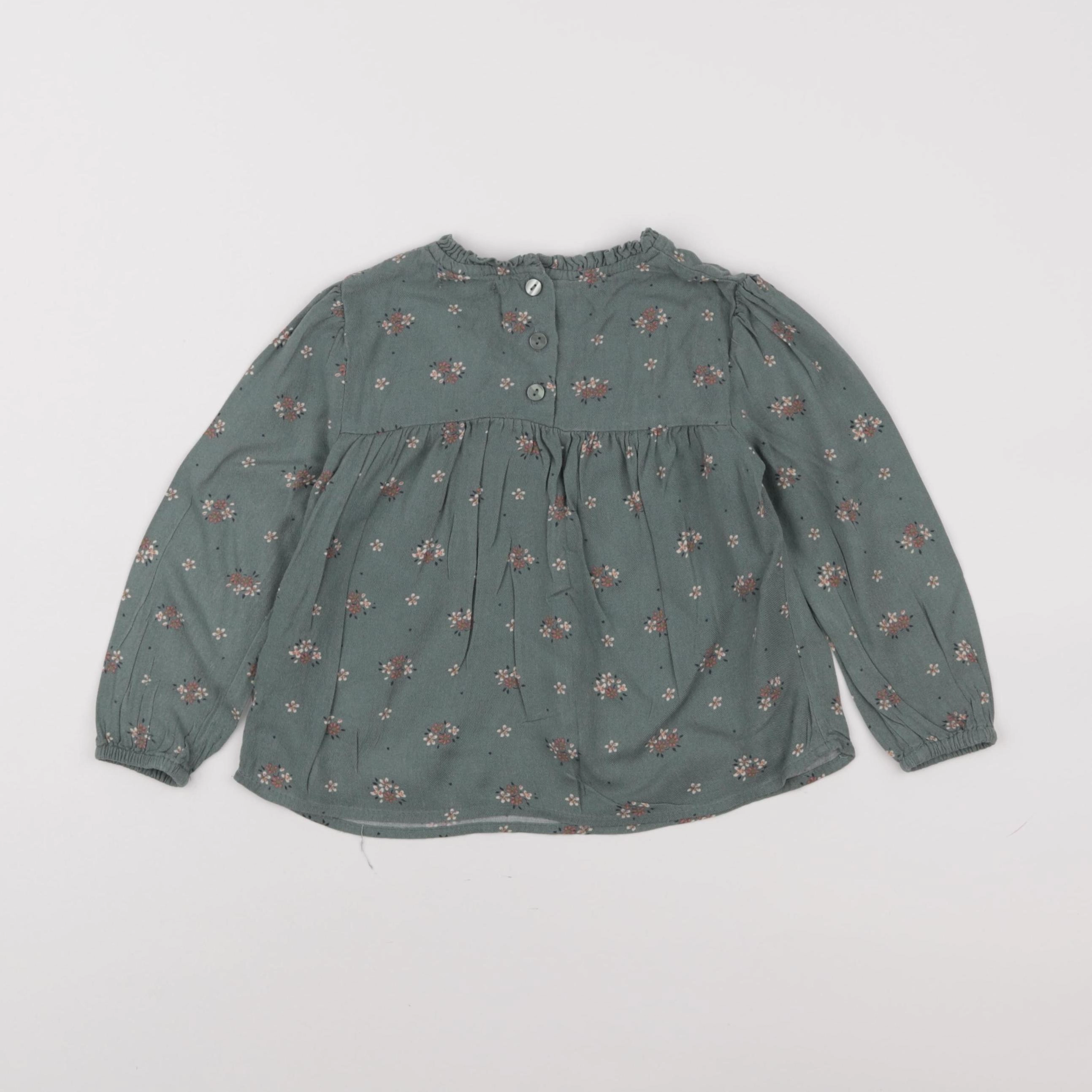 Vertbaudet - blouse vert - 3 ans
