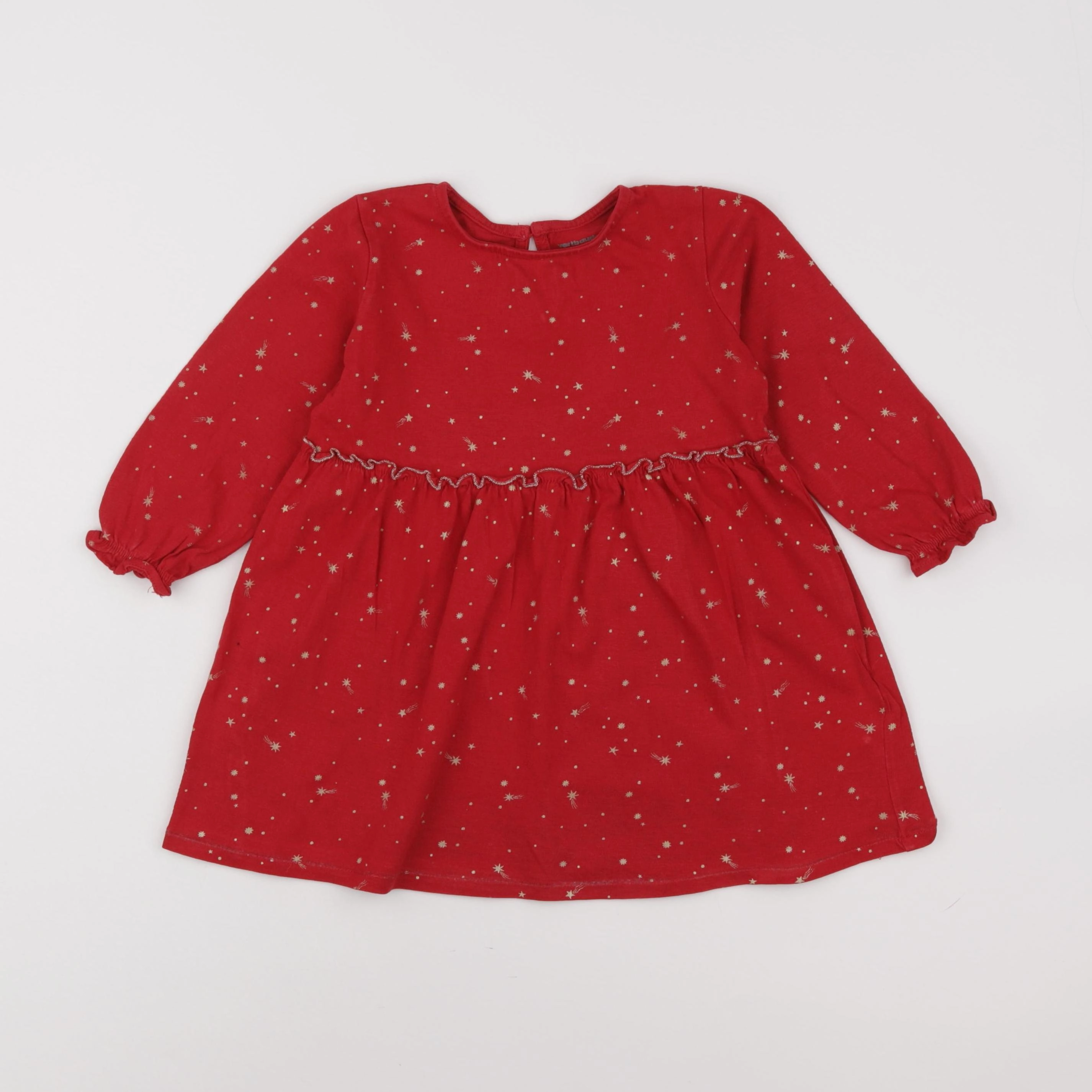 Vertbaudet - robe rouge - 3 ans