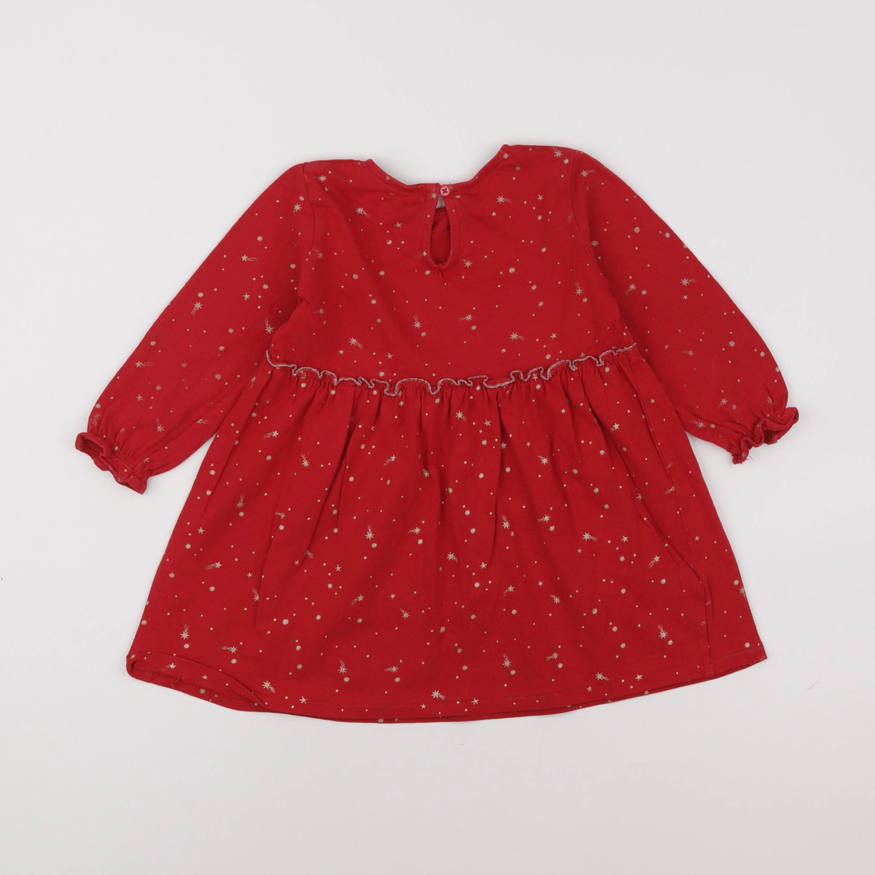 Vertbaudet - robe rouge - 3 ans