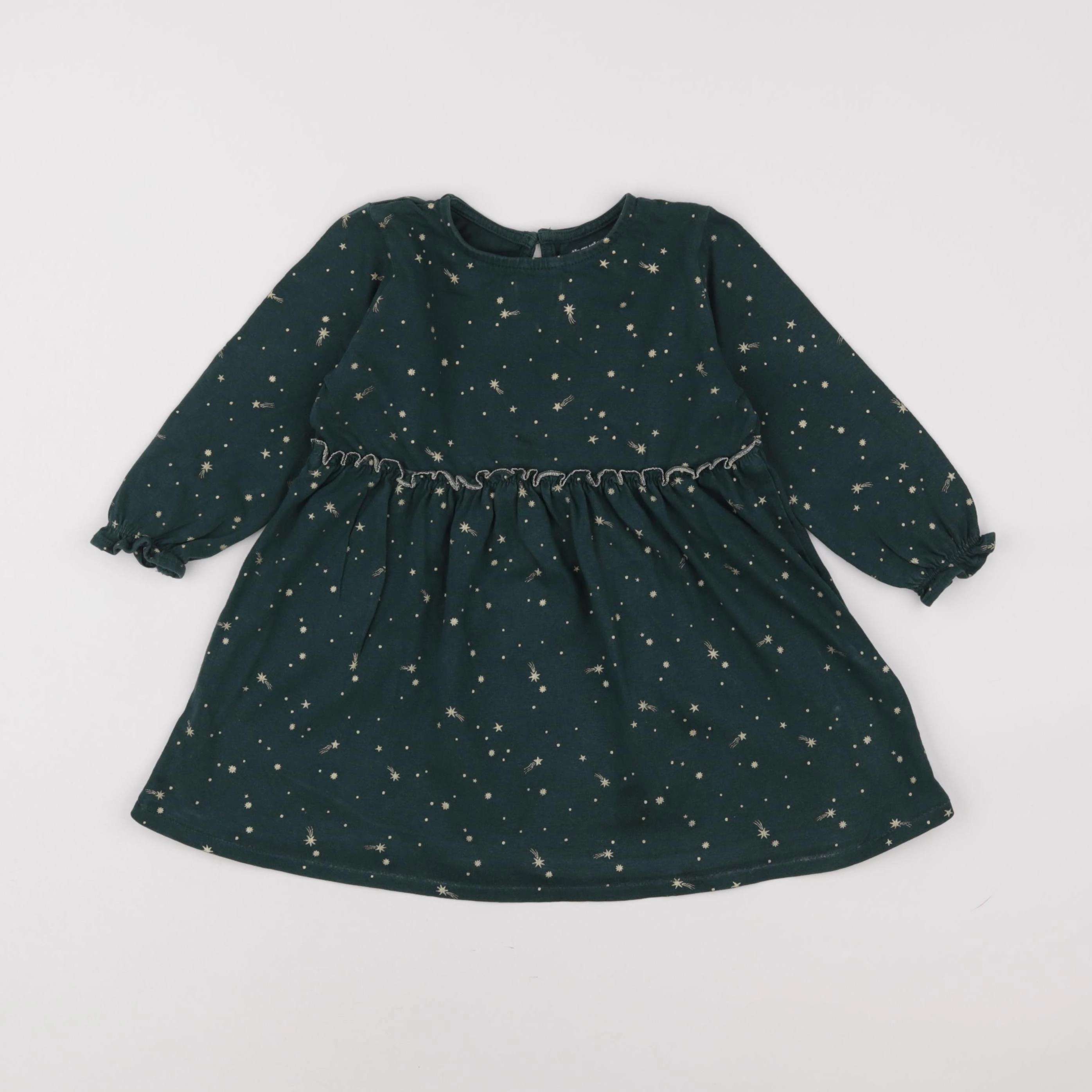Vertbaudet - robe vert - 3 ans