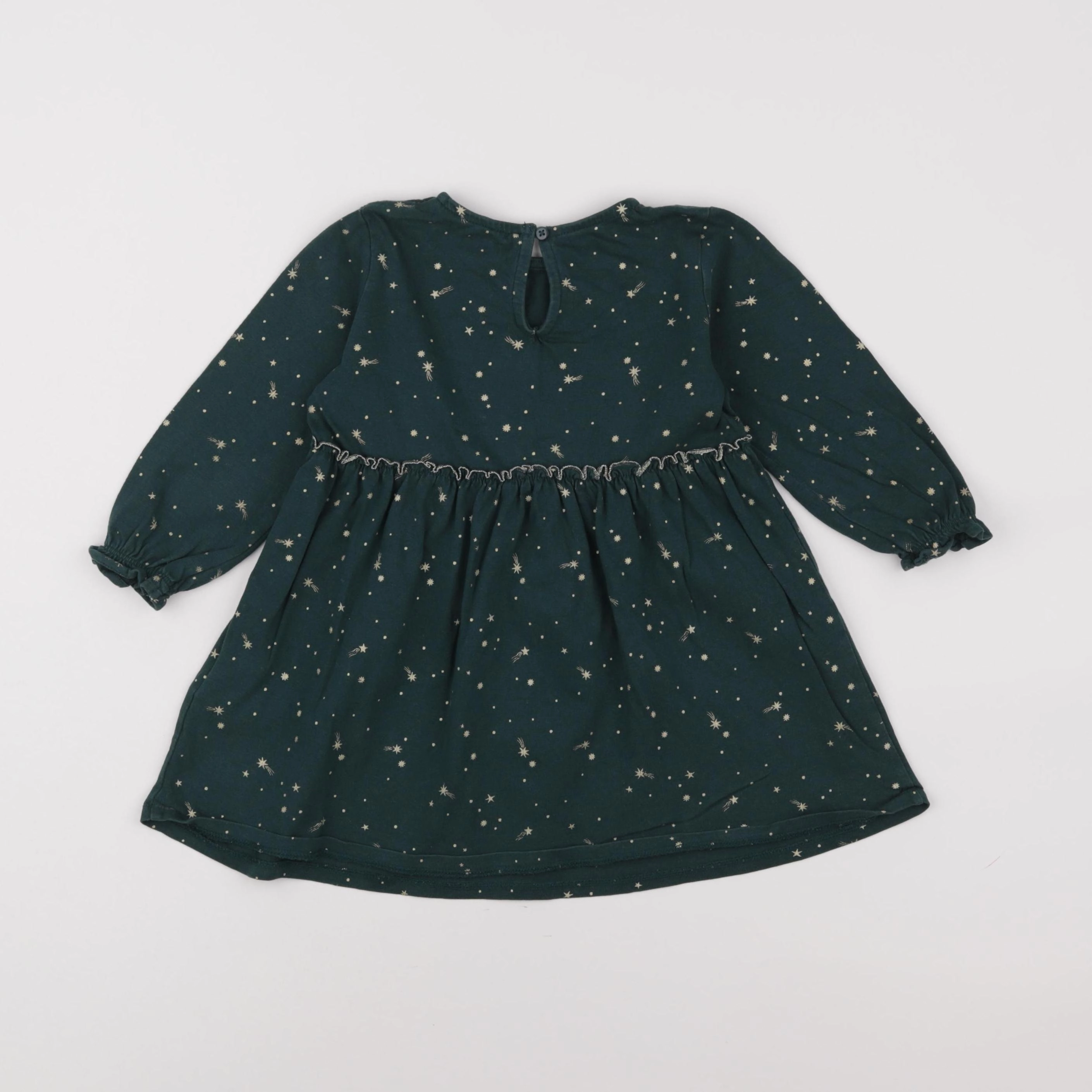 Vertbaudet - robe vert - 3 ans