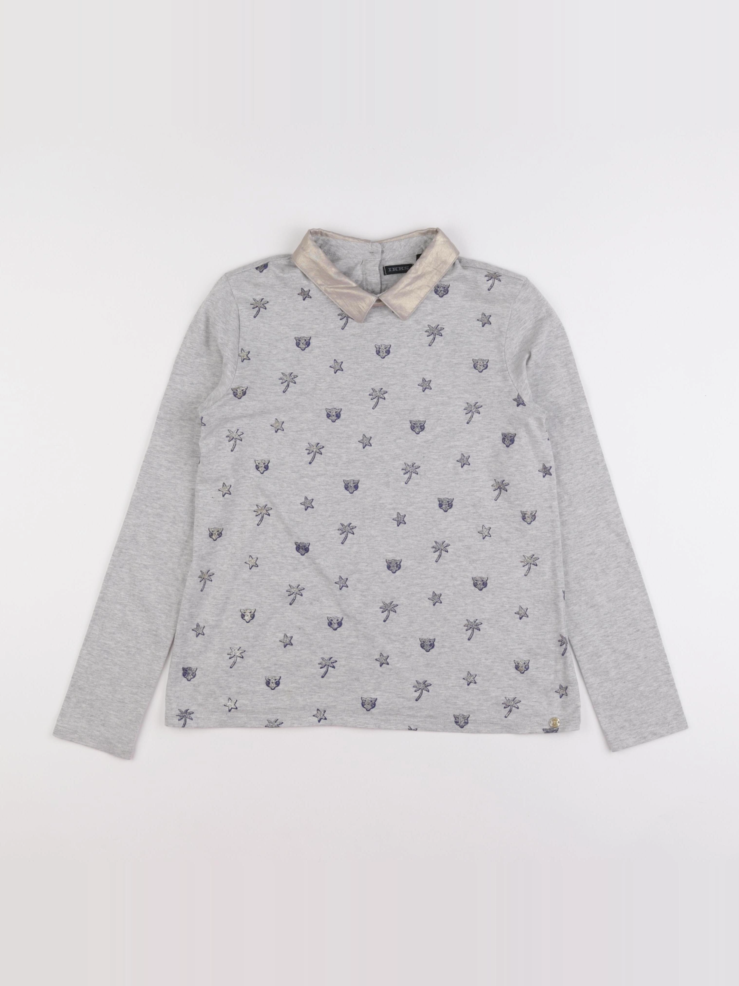 IKKS - tee-shirt gris - 12 ans