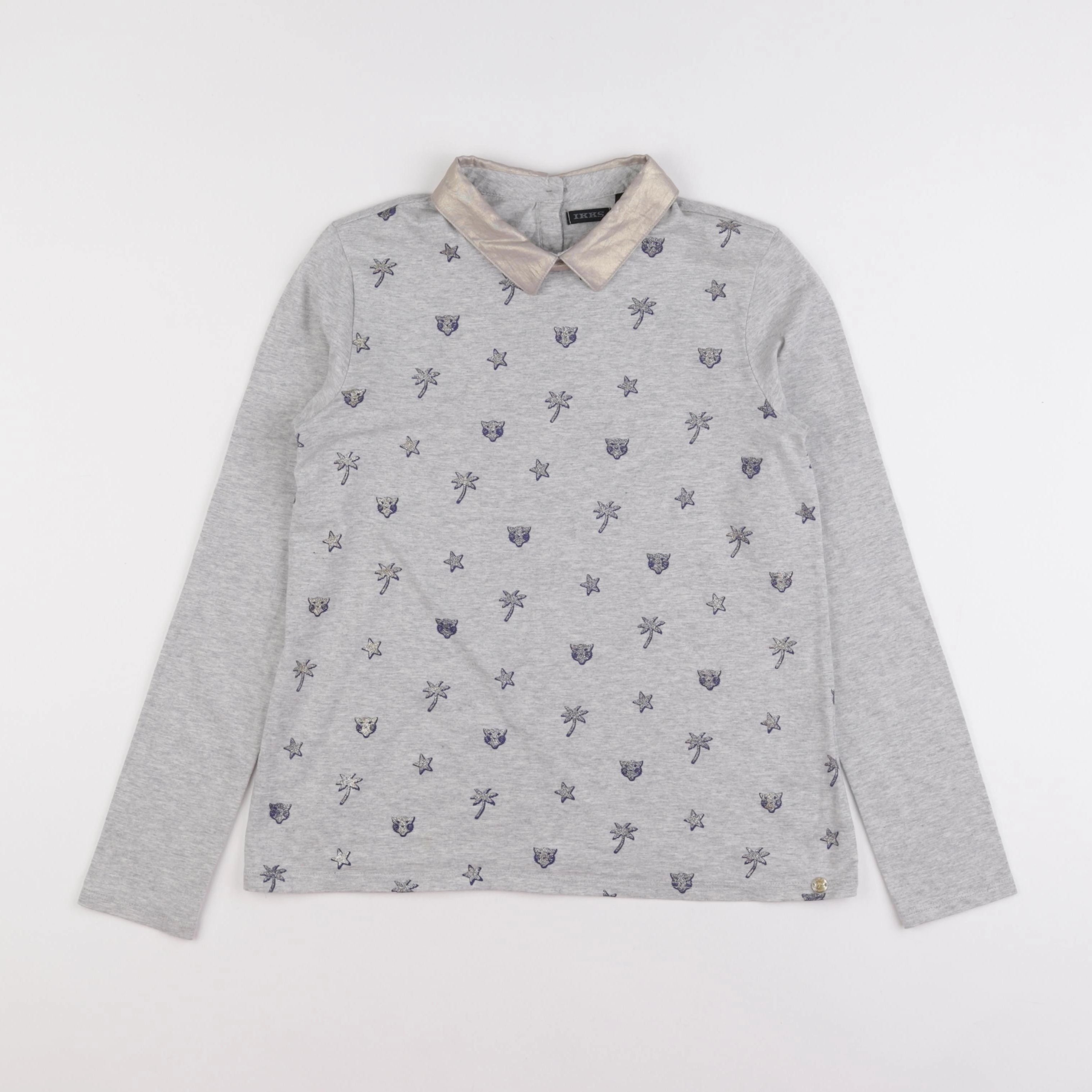 IKKS - tee-shirt gris - 12 ans